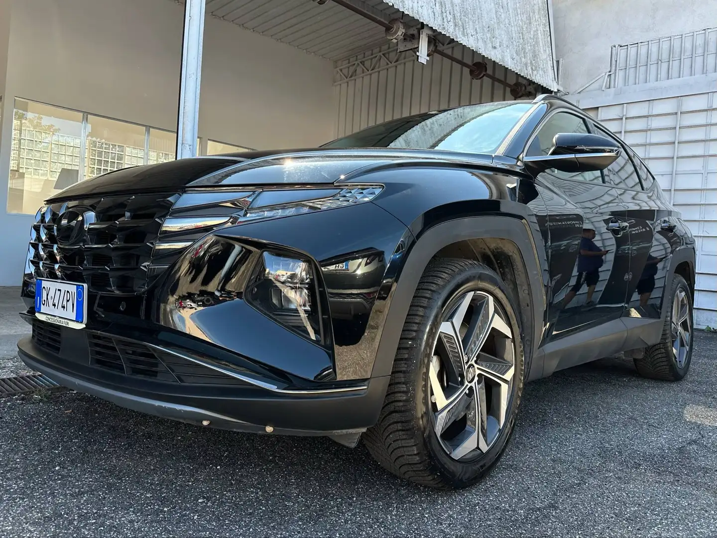 Hyundai TUCSON Tucson III 2021 1.6 hev Exellence 2wd auto Schwarz - 1