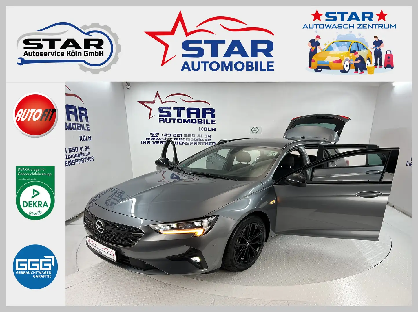 Opel Insignia Insignia B Sports Tourer Ultimate Innovation*Autom Grau - 1