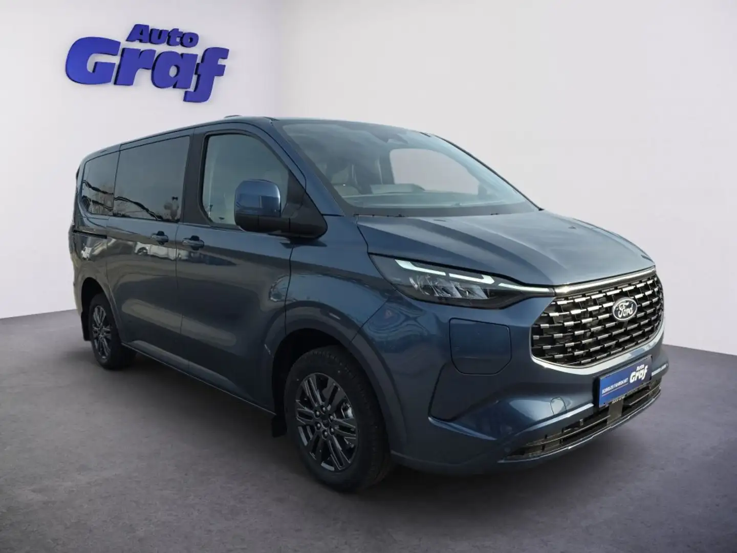 Ford Tourneo Custom Bus 2.5 PHEV 340 L1H1 FWD Titanium Blau - 2