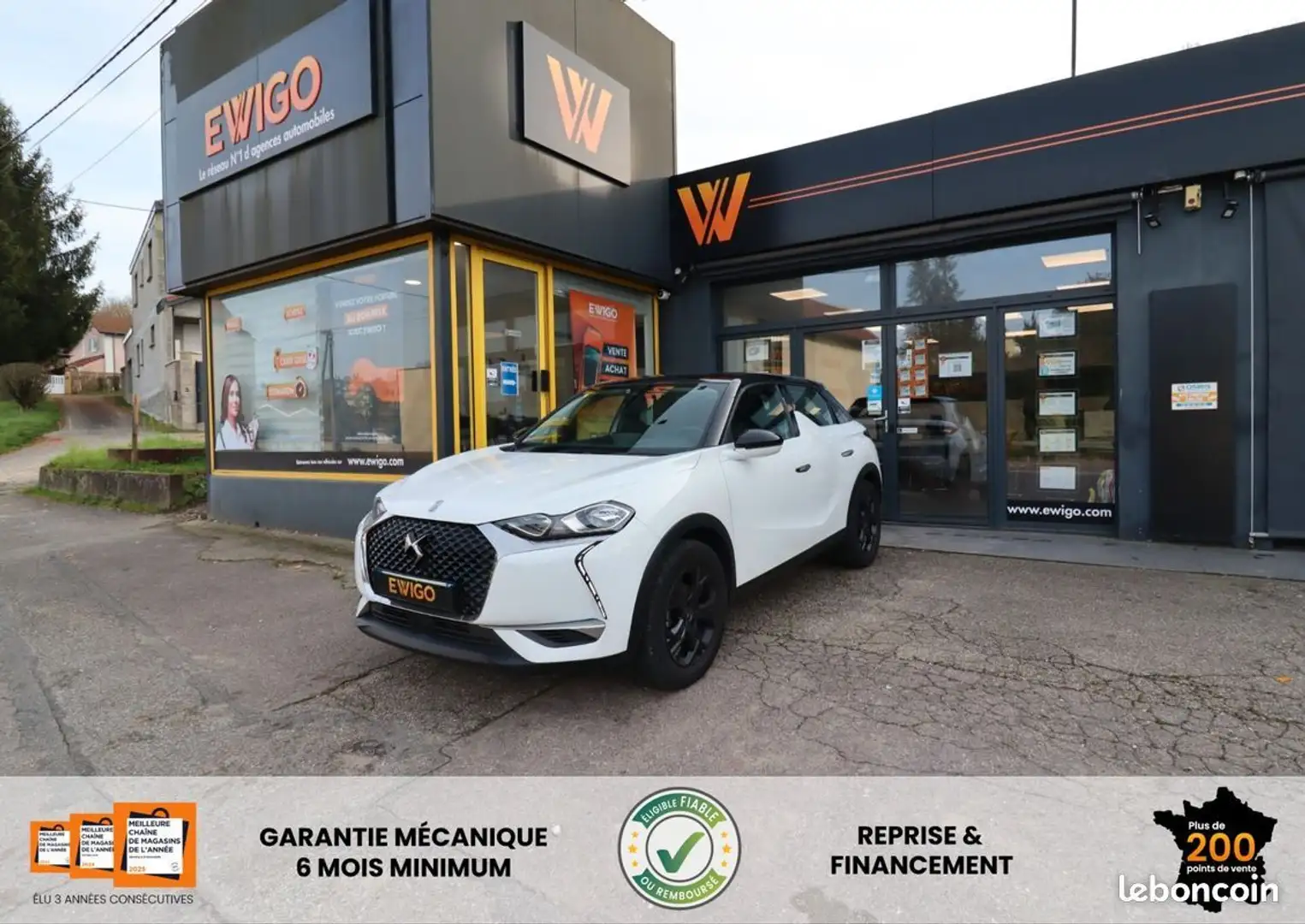 DS Automobiles DS 3 Crossback automobiles 1.2 puretech 100 ch so-chic Blanc - 1