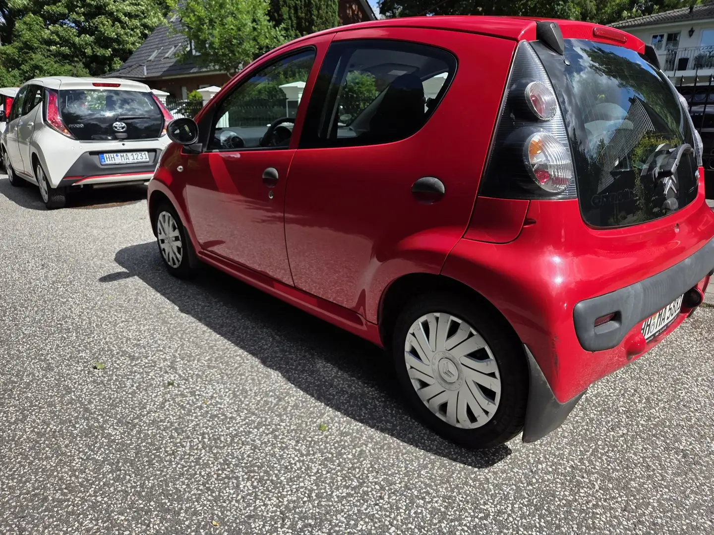 Citroen C1 Advance,Tüv+Service Neu+Allweter Reifen Rot - 2