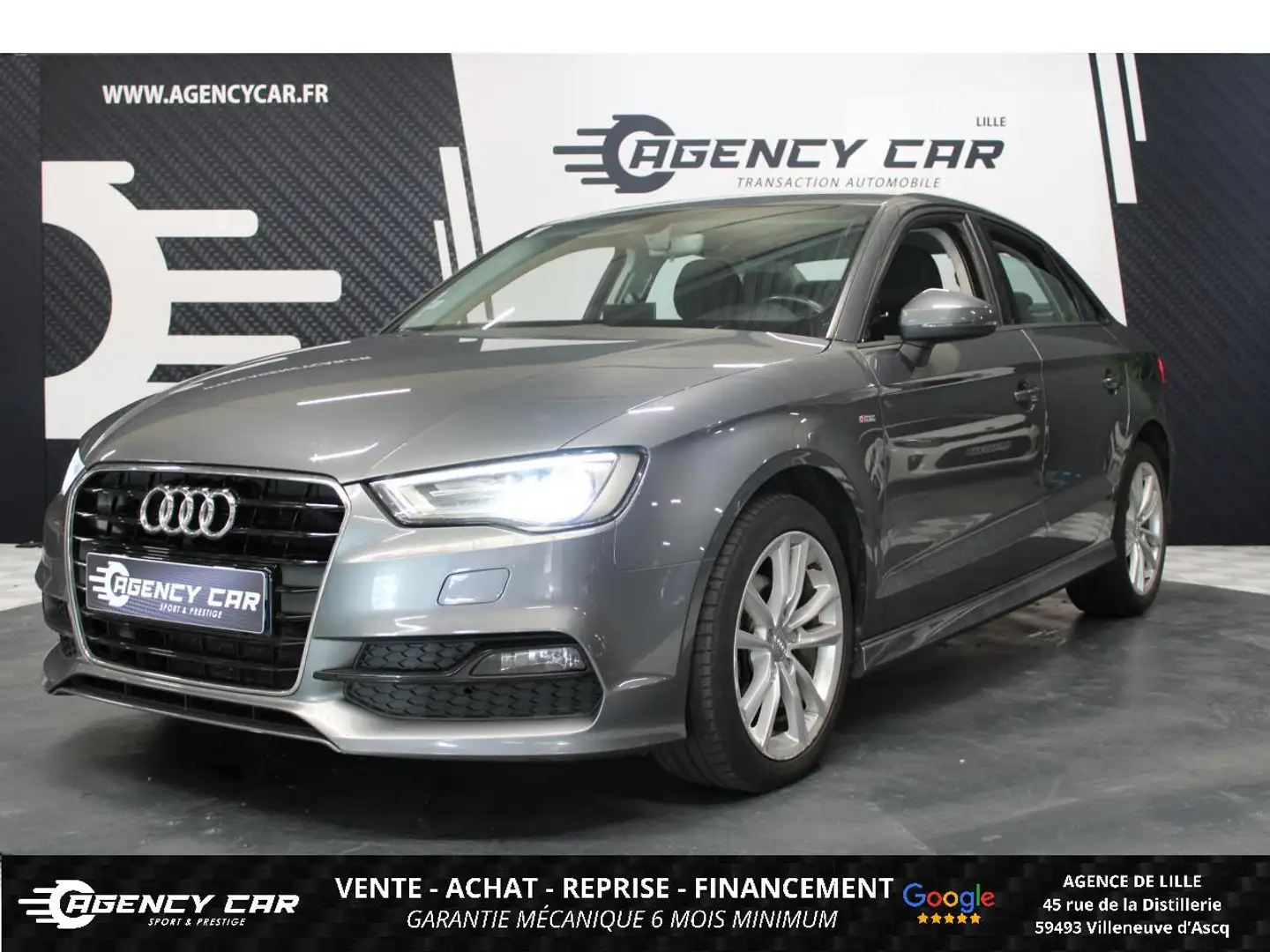 Audi A3 A3 1.6 TDI S line BV S-Tronic garantie 6 mois Gris - 1