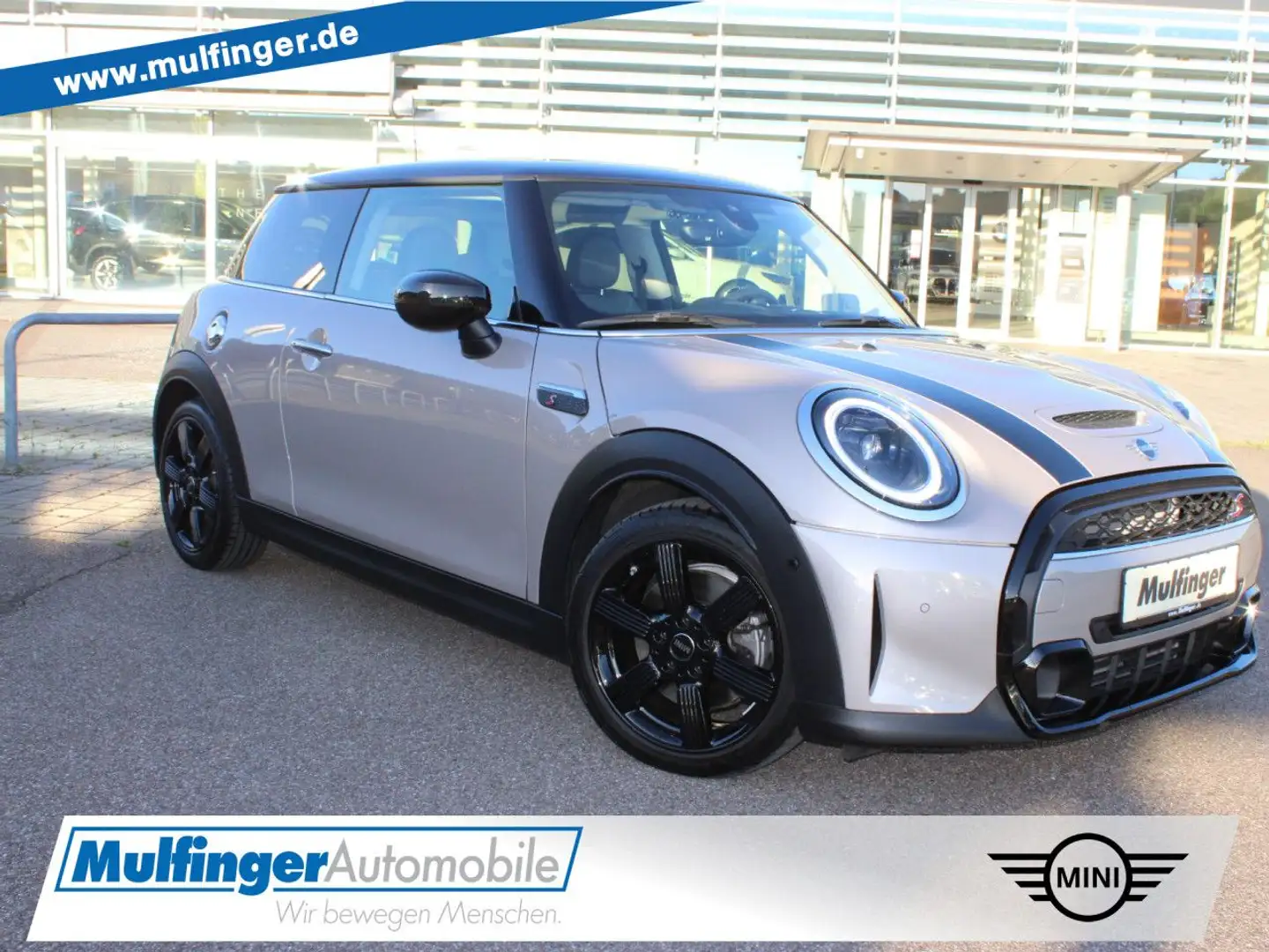 MINI Cooper S LED Sports.HUD Kamera PanoDach Navi DAB Grau - 1