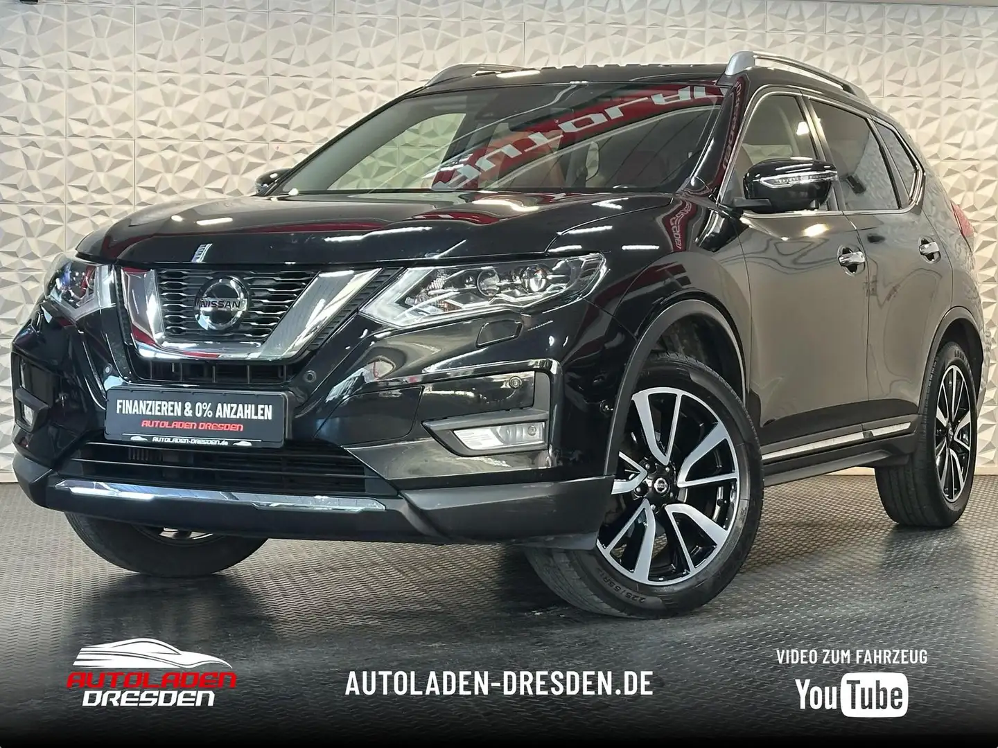 Nissan X-Trail 1.3 TEKNA LED#AHK#SHZ#LH#TEMPO#SPUR#NAVI Schwarz - 1