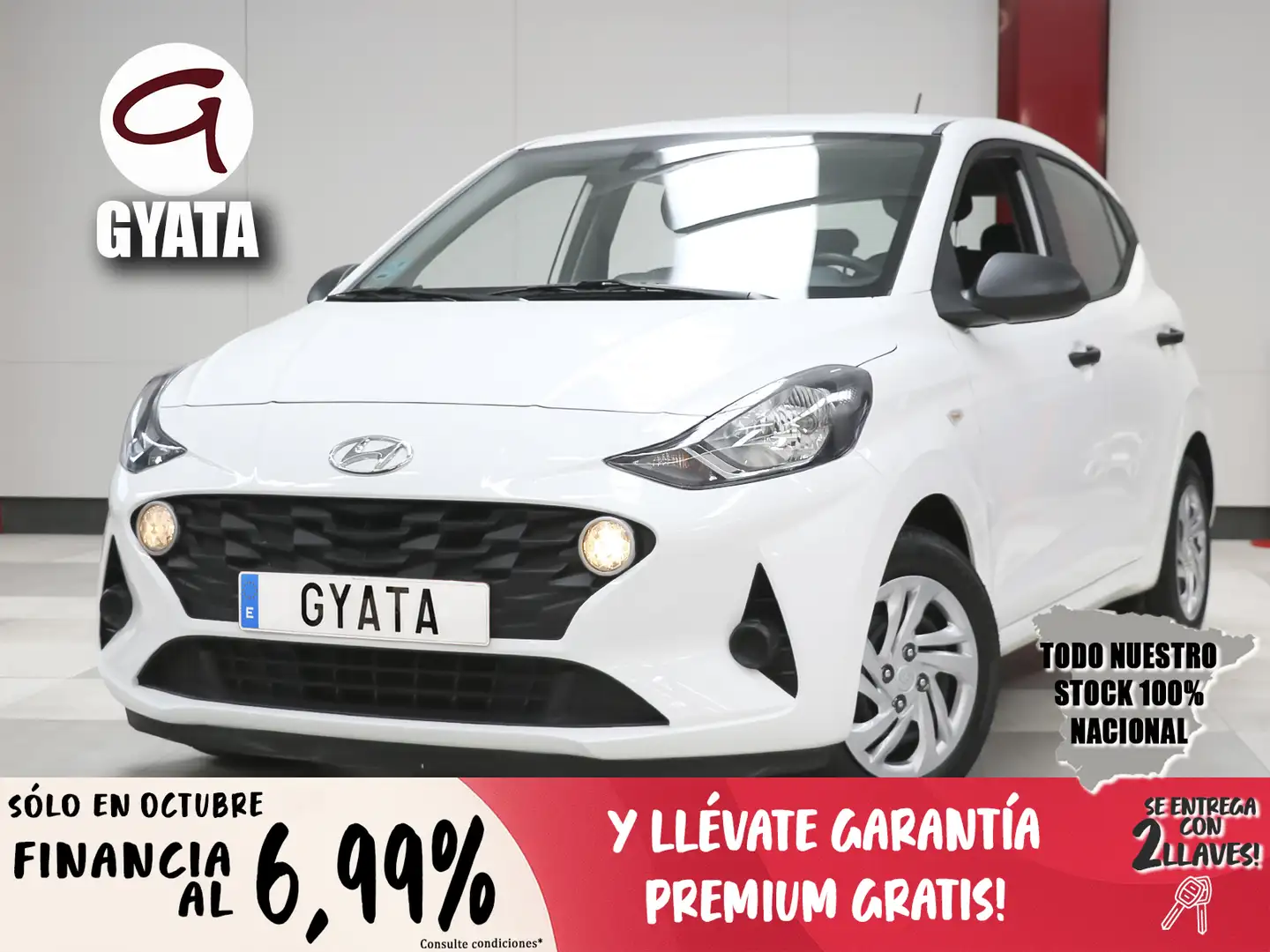 Hyundai i10 1.0 MPI Essence Weiß - 1