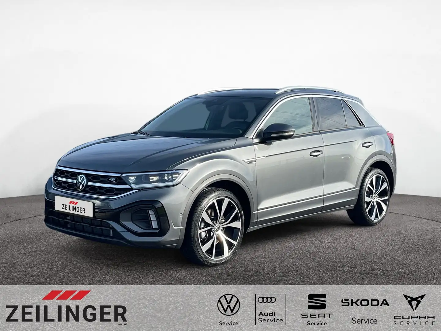 Volkswagen T-Roc R-Line 4Mo. TSI DSG|19"|NAVI|ACC|KAMERA Grau - 1