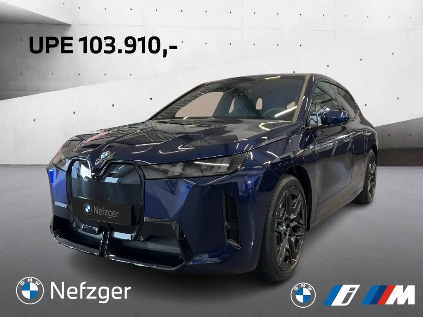 BMW iX xDrive45 M Sport Park-Assist Panorama HUD LED H&K Albastru - 1