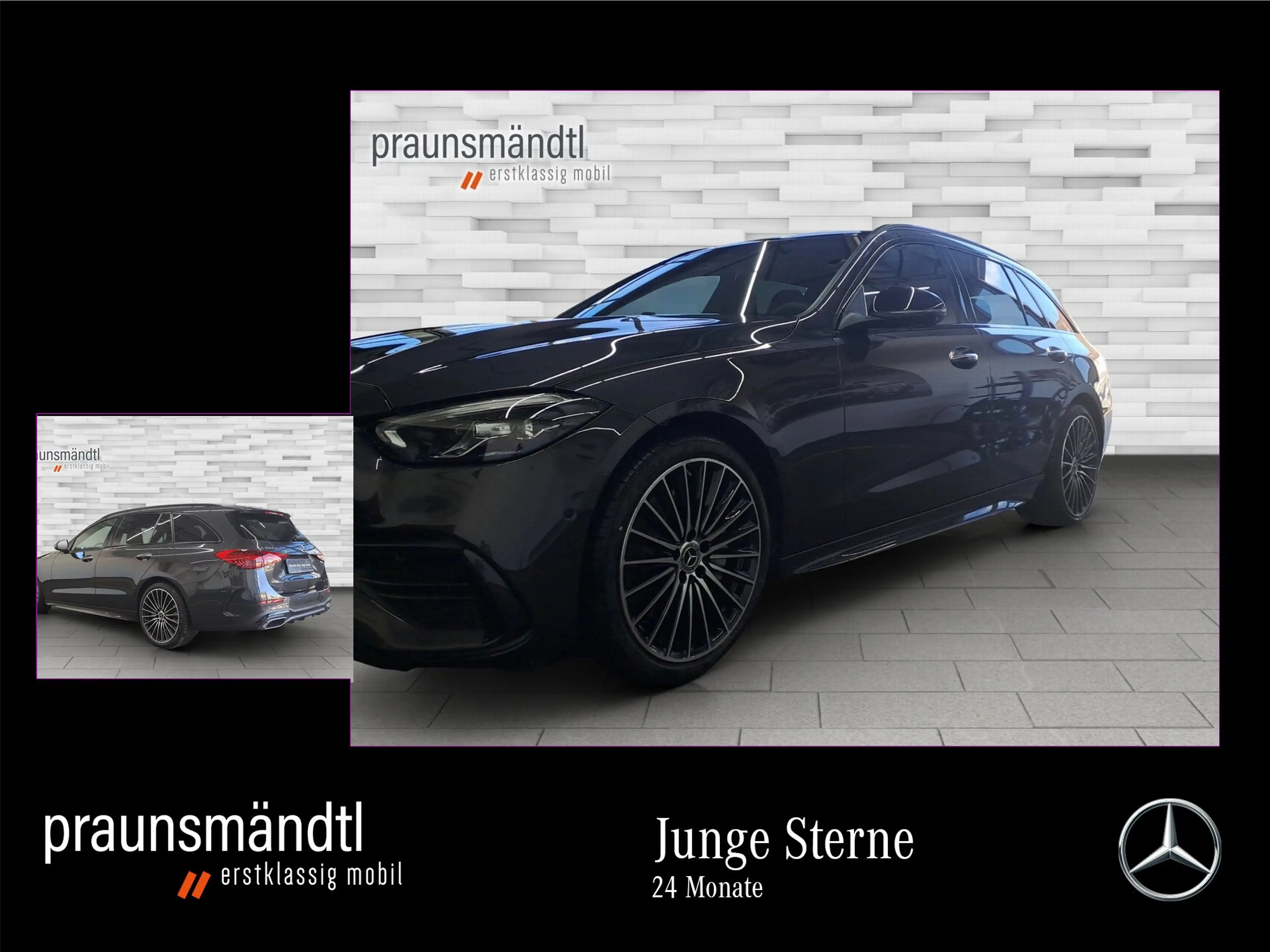 Mercedes-Benz C 220 d T AMG Night AHK/Pano/19"/Tot/360°/Sound3