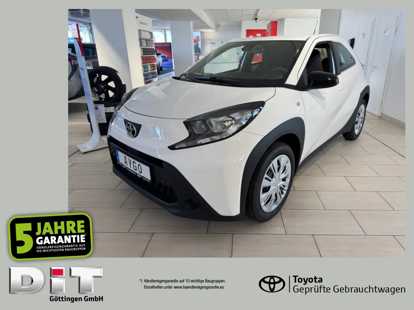 Toyota Aygo 1.0 Business Edition FLA SpurH KAM ACC Blanc - 1