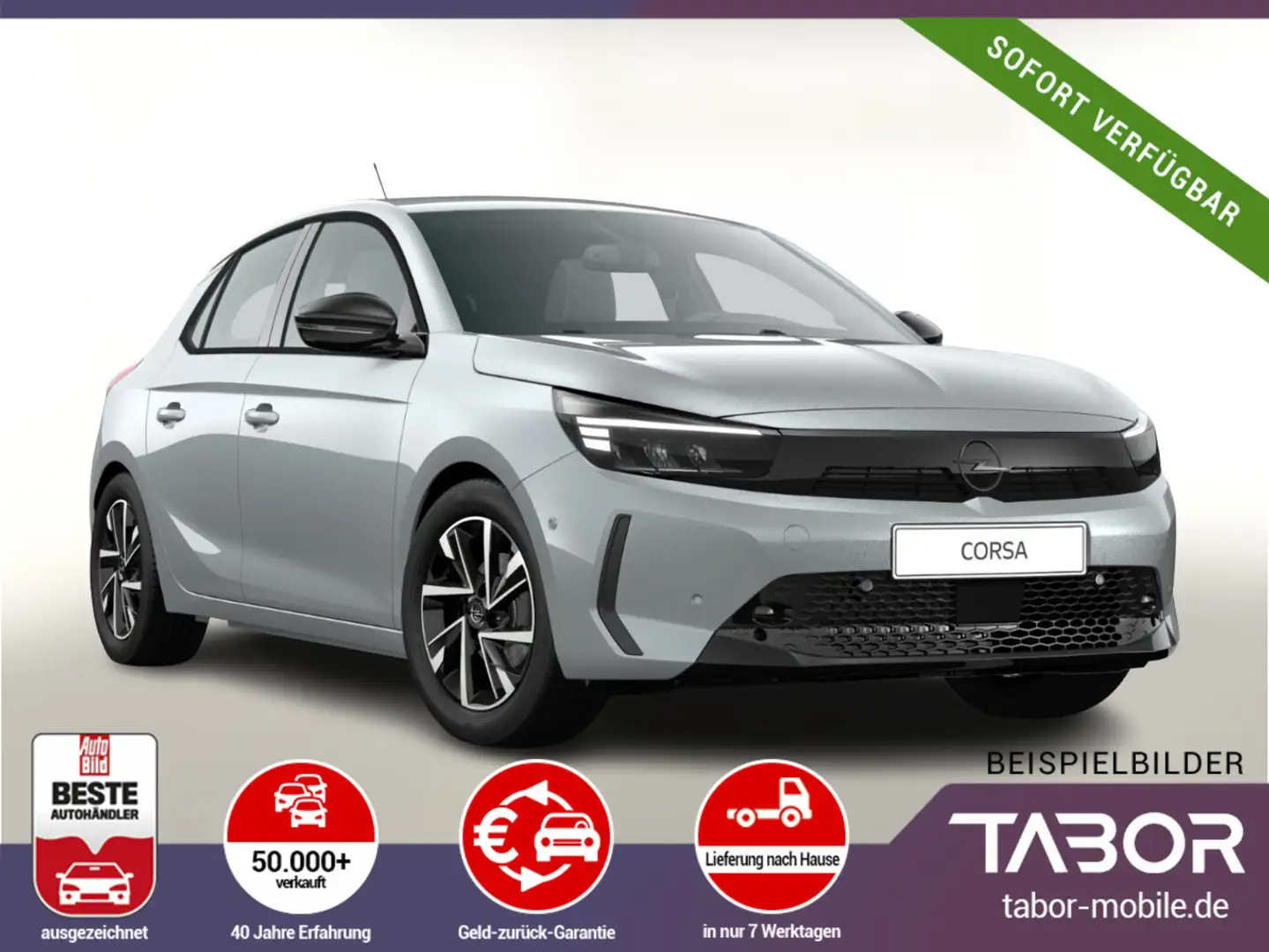Opel Corsa 1.2 100 AT8 GS TechP Kam PDC 10"-DAB LM16Z Silber - 1