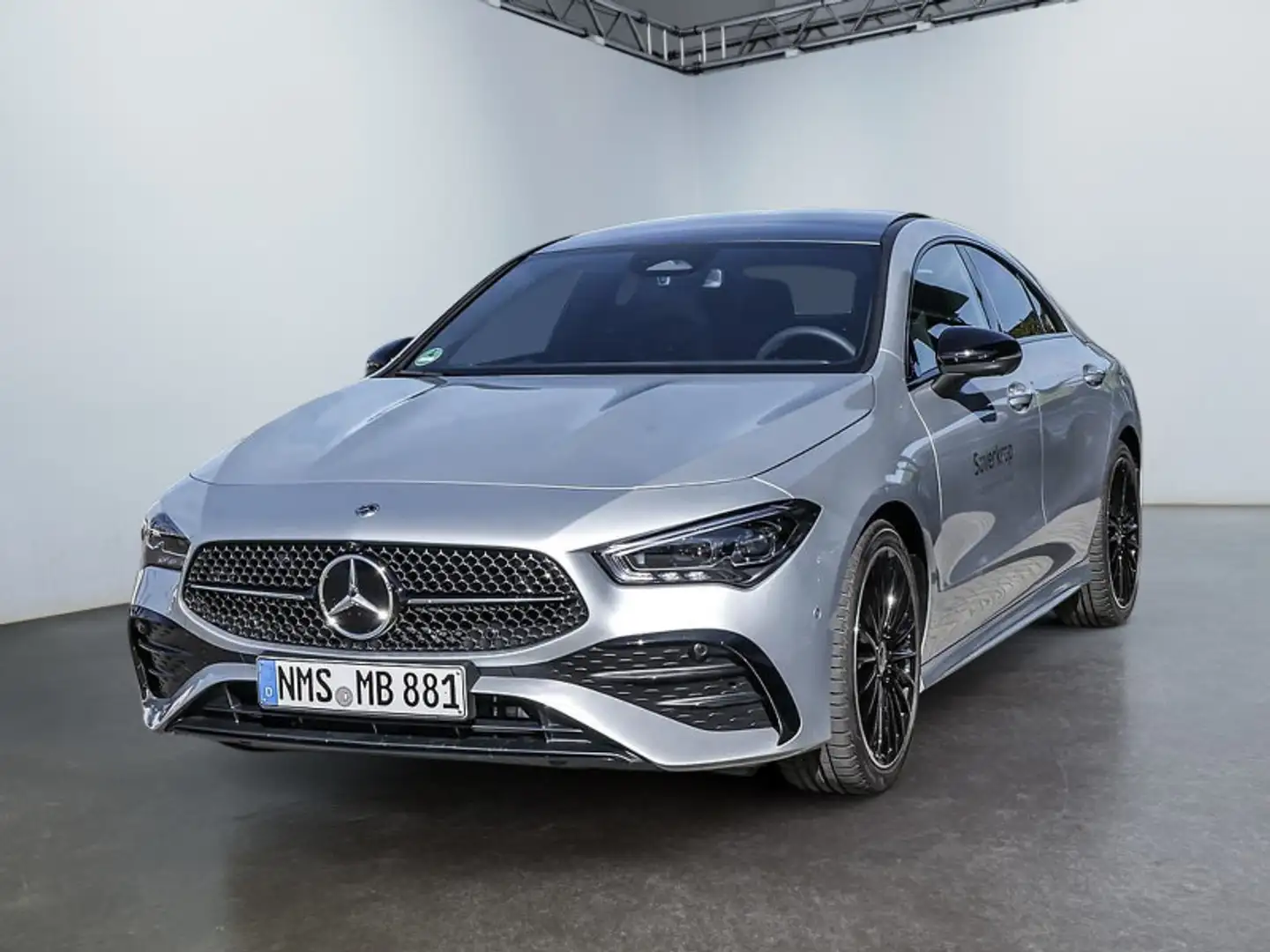 Mercedes-Benz CLA 200 Coupé AMG NIGHT SPUR PANO 360 STANDH Silber - 1