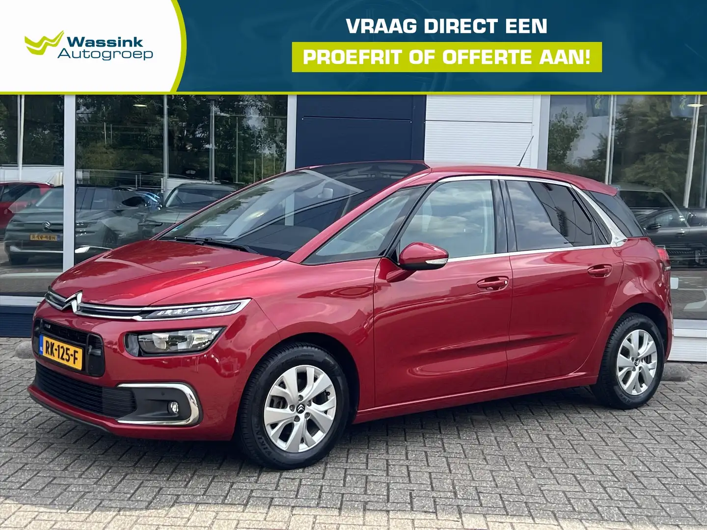 Citroen C4 Picasso 130pk Intensive | Navi | Cruise Control | Camera | Rouge - 1
