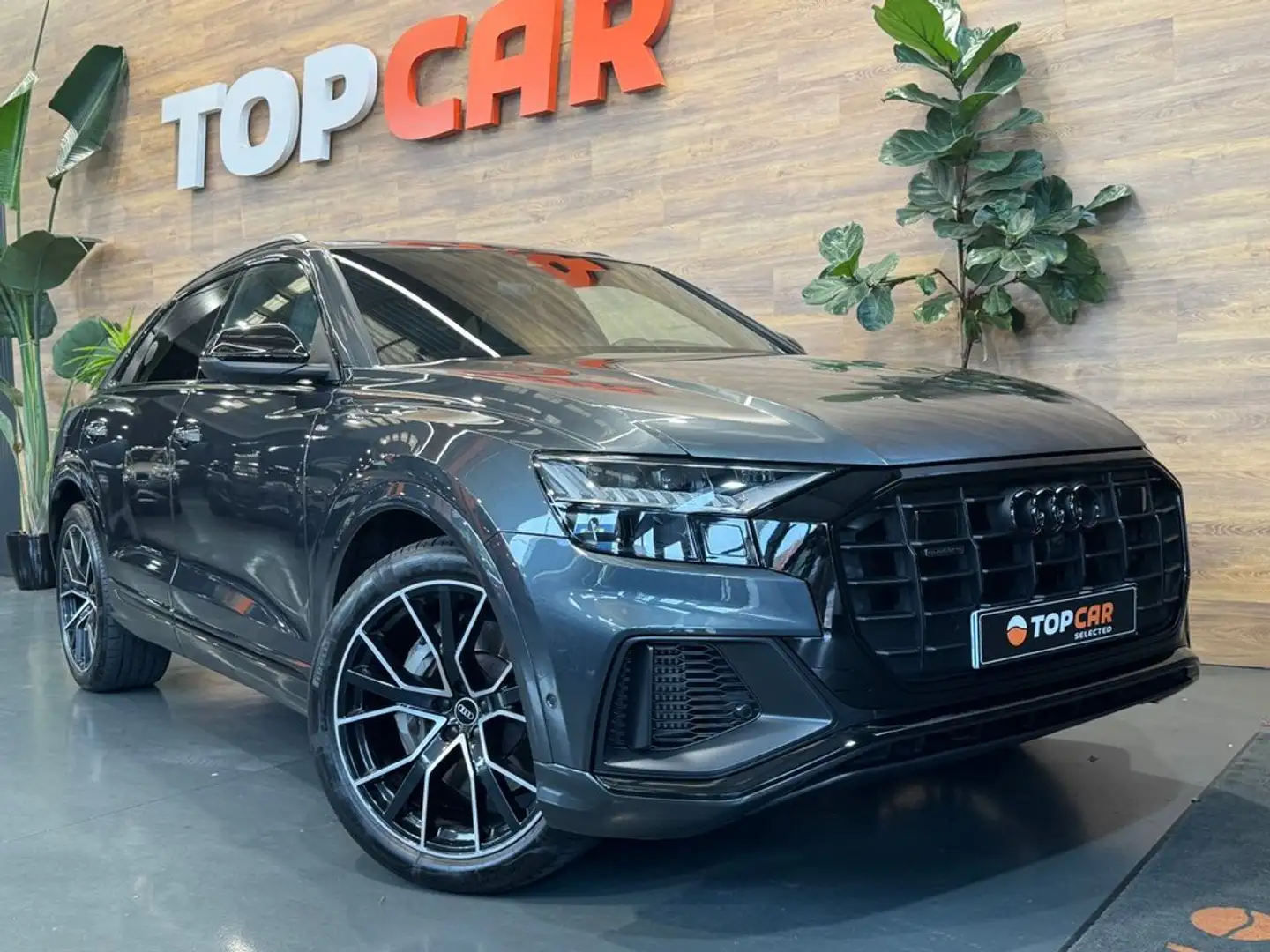 Audi Q8 55 TFSIe Quattro Black Line 380 cv Grijs - 1