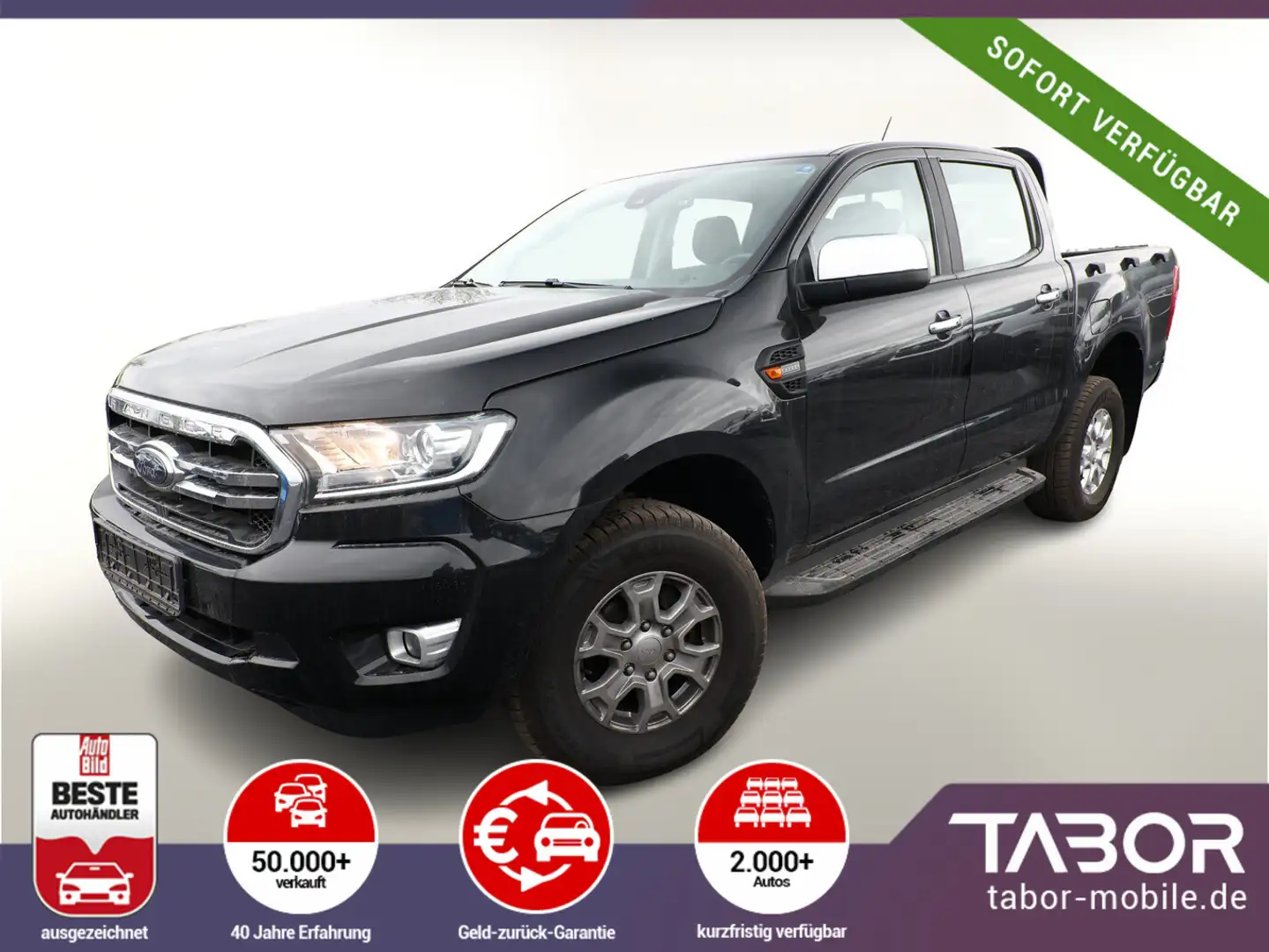Ford Ranger 2.0 TDCi 170 Panther XLT 4x4 DK Schwarz - 1