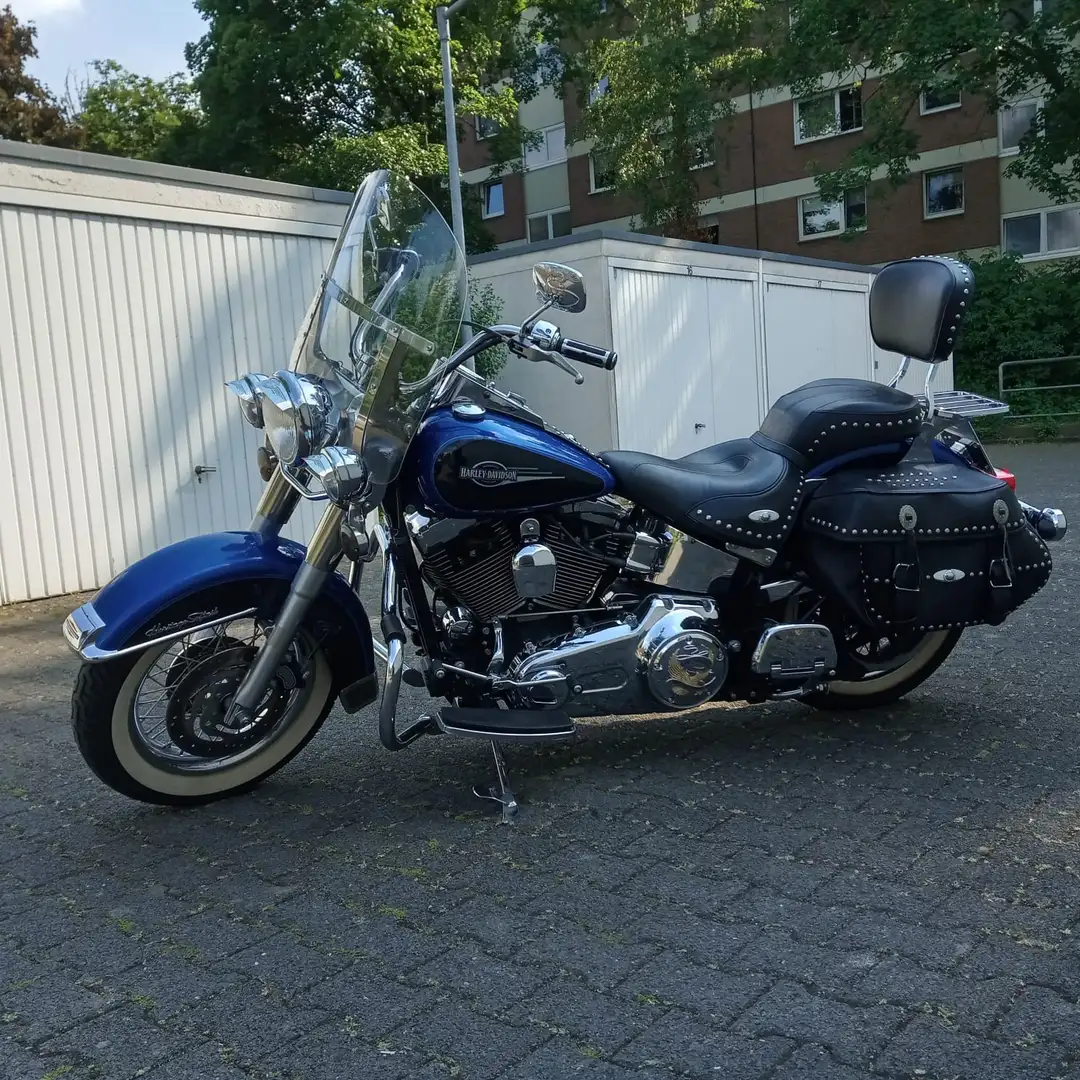 Harley-Davidson Heritage Softail Blauw - 1