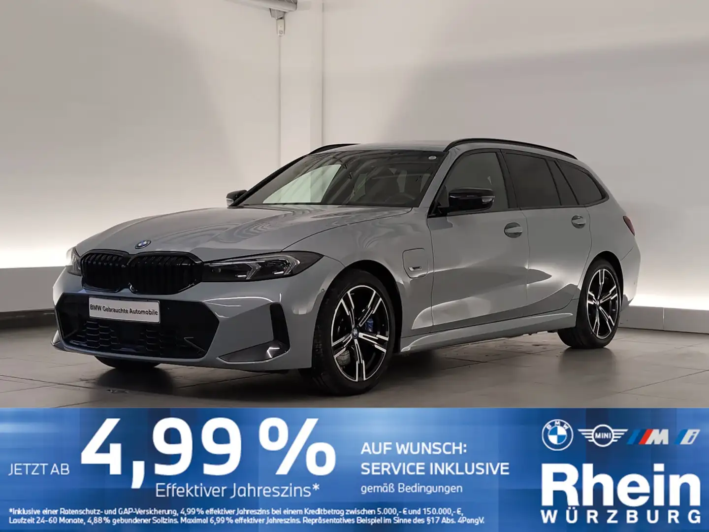 BMW 330 e Touring M Sport Navi/LED/HuD/PaAs/DrAs/RFK Navi/ Grau - 1