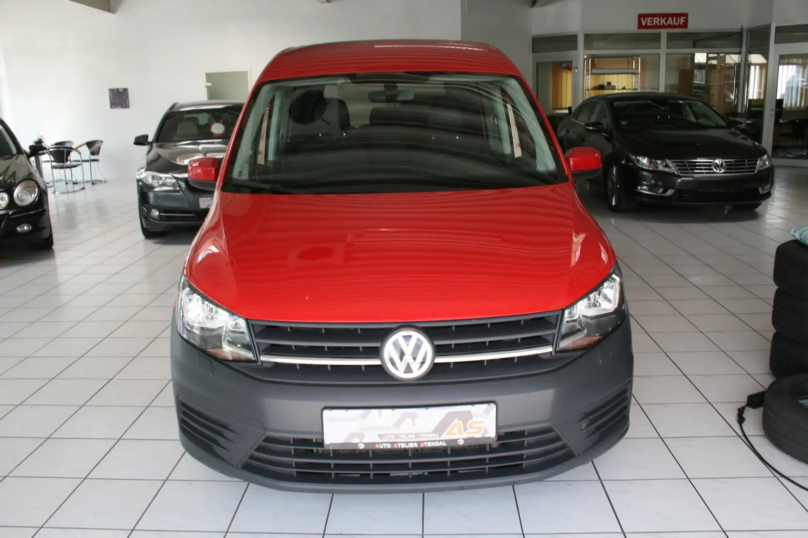 Volkswagen Caddy Trendline BMT PKW (SA) NETTO.12.604.20 Rouge - 2