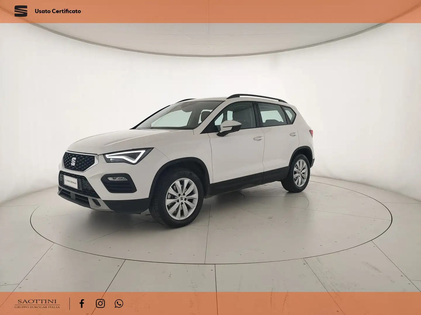 SEAT Ateca 2.0 TDI Business 4Drive 150 CV DSG Weiß - 1
