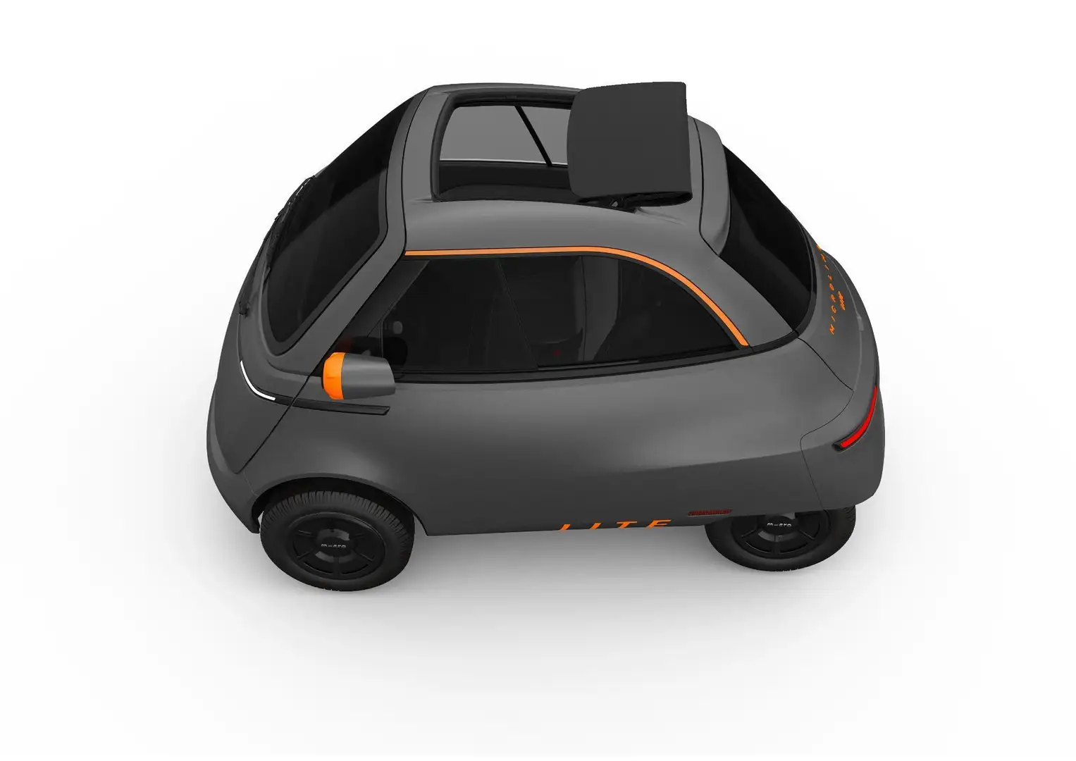 Micro Microlino LITE 45 KM/H ELECTRISCH 95KM RIJBEREIK! EYECATCHER Negru - 2