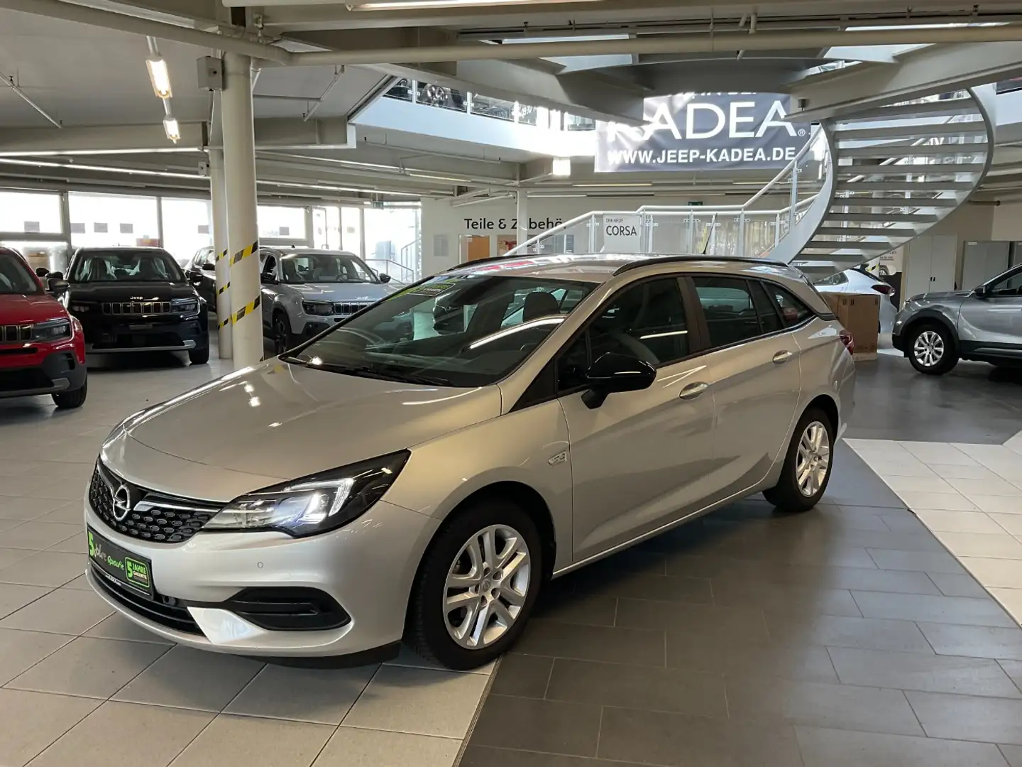 Opel Astra K 1.2 ST LED,PDC,Lenk+Sitzheizung,Carplay Zilver - 2