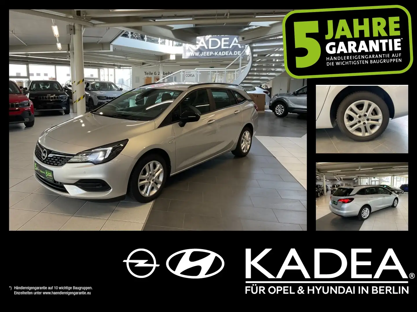 Opel Astra K 1.2 ST LED,PDC,Lenk+Sitzheizung,Carplay Argent - 1