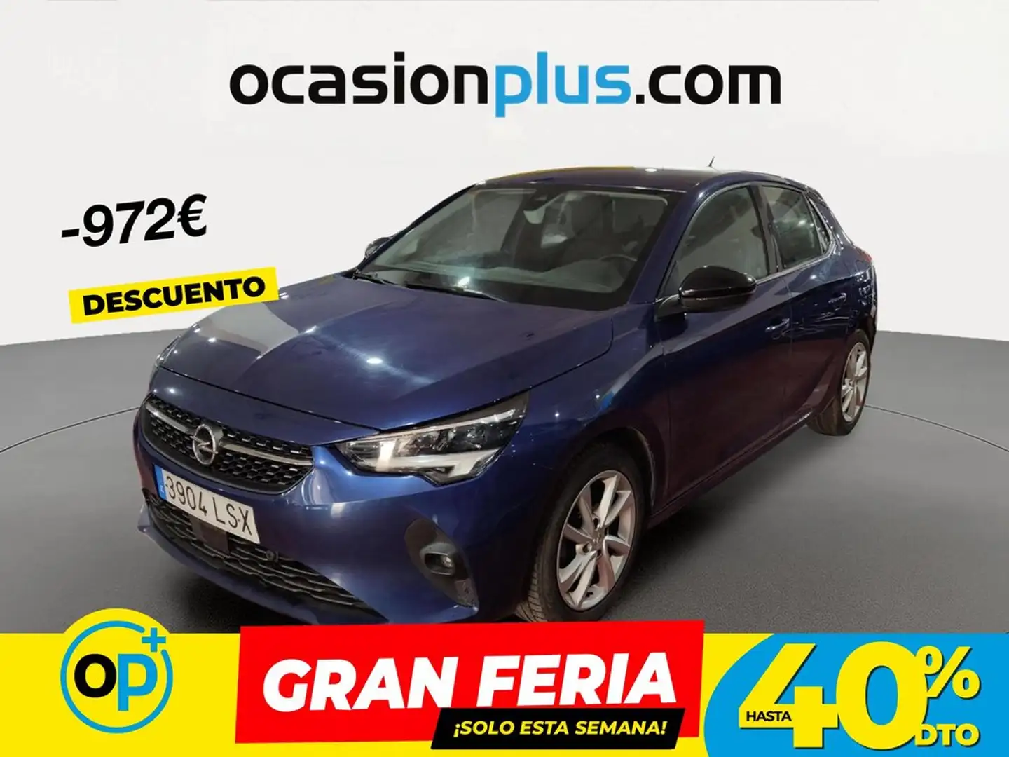 Opel Corsa 1.2T XHT S/S Elegance AT8 100 Azul - 1