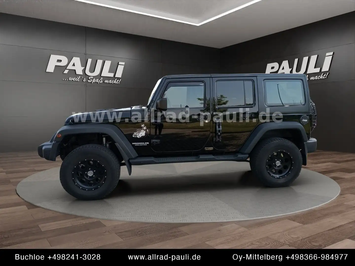 Jeep Wrangler Unlim. 2.8 CRD Sport |WINDE, SPERRE Noir - 2