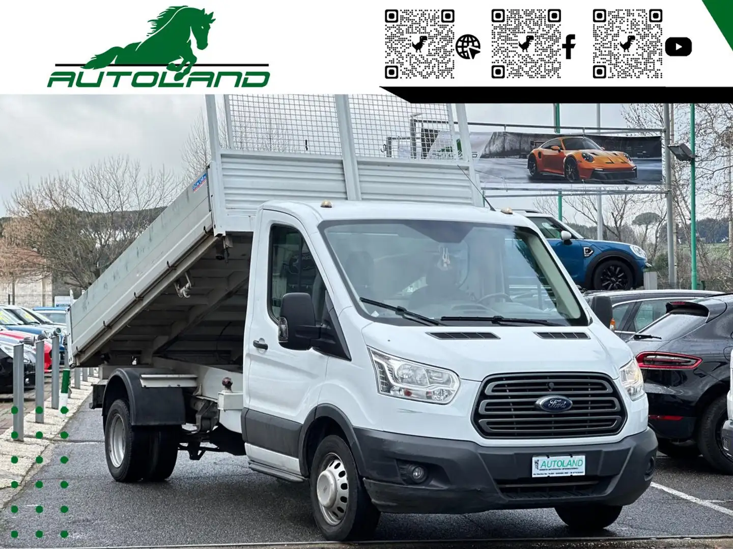 Ford Transit 350 L3 Cab. Ribaltabile TDCi Bianco - 2