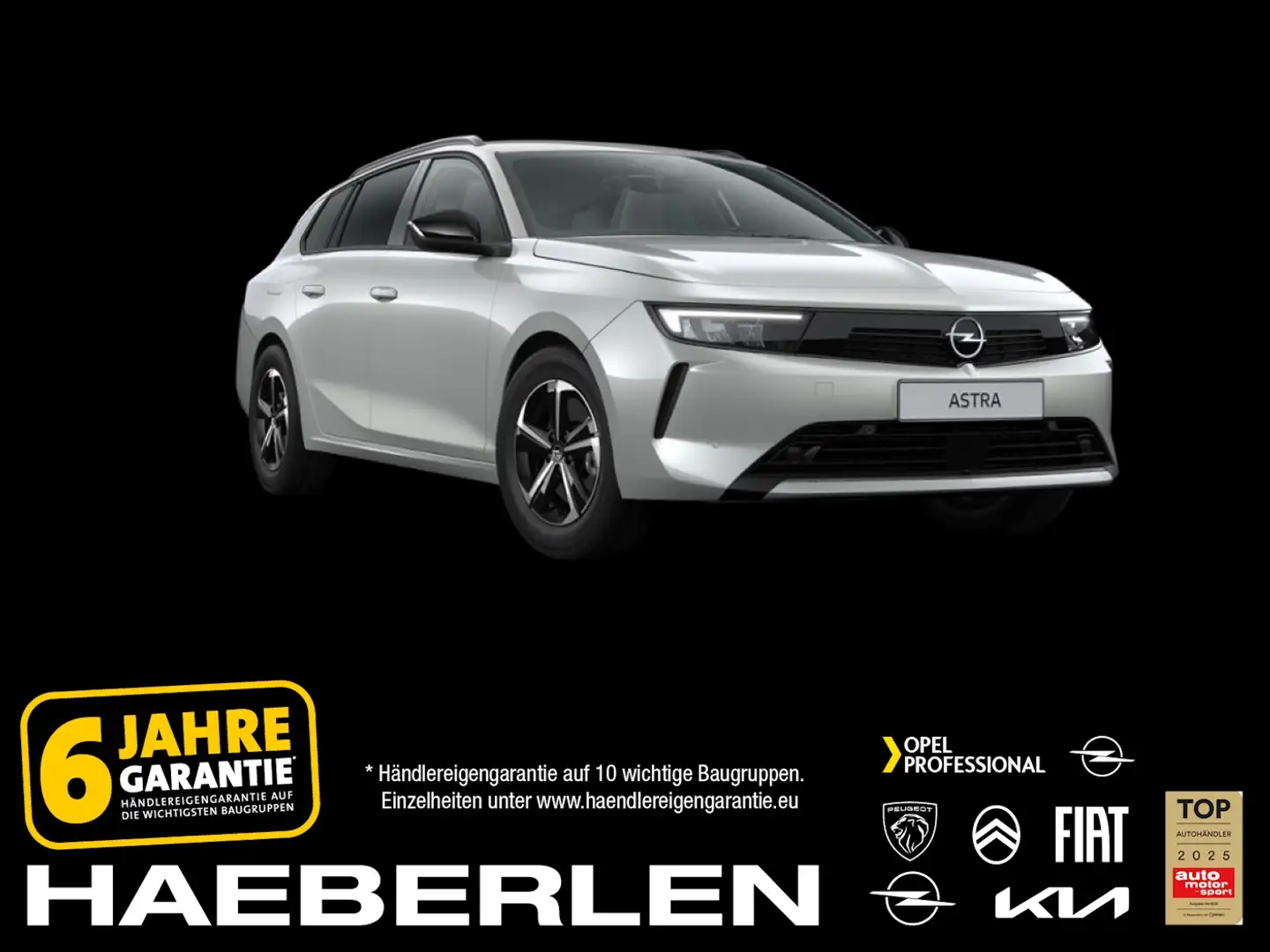Opel Astra EditionST1.2Turbo *Sitzh.*Allwetter*LED*PDC Silber - 1