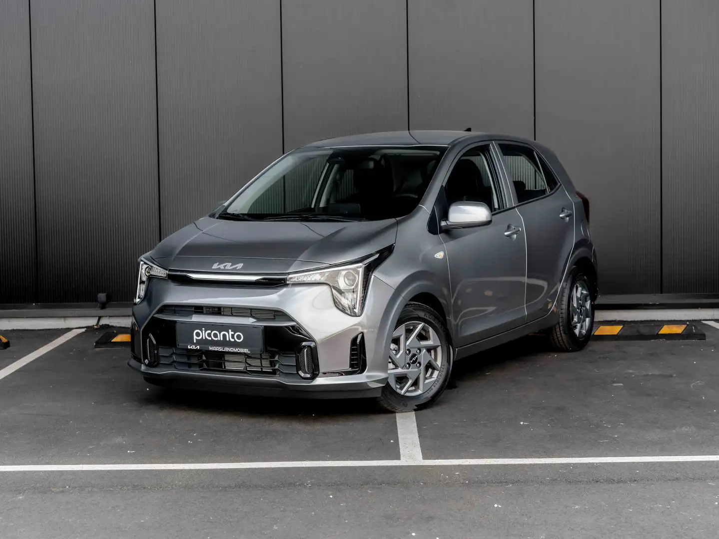 Kia Picanto 1.0 Automaat | NIEUW | Camera | Navi | Airco | Gris - 1