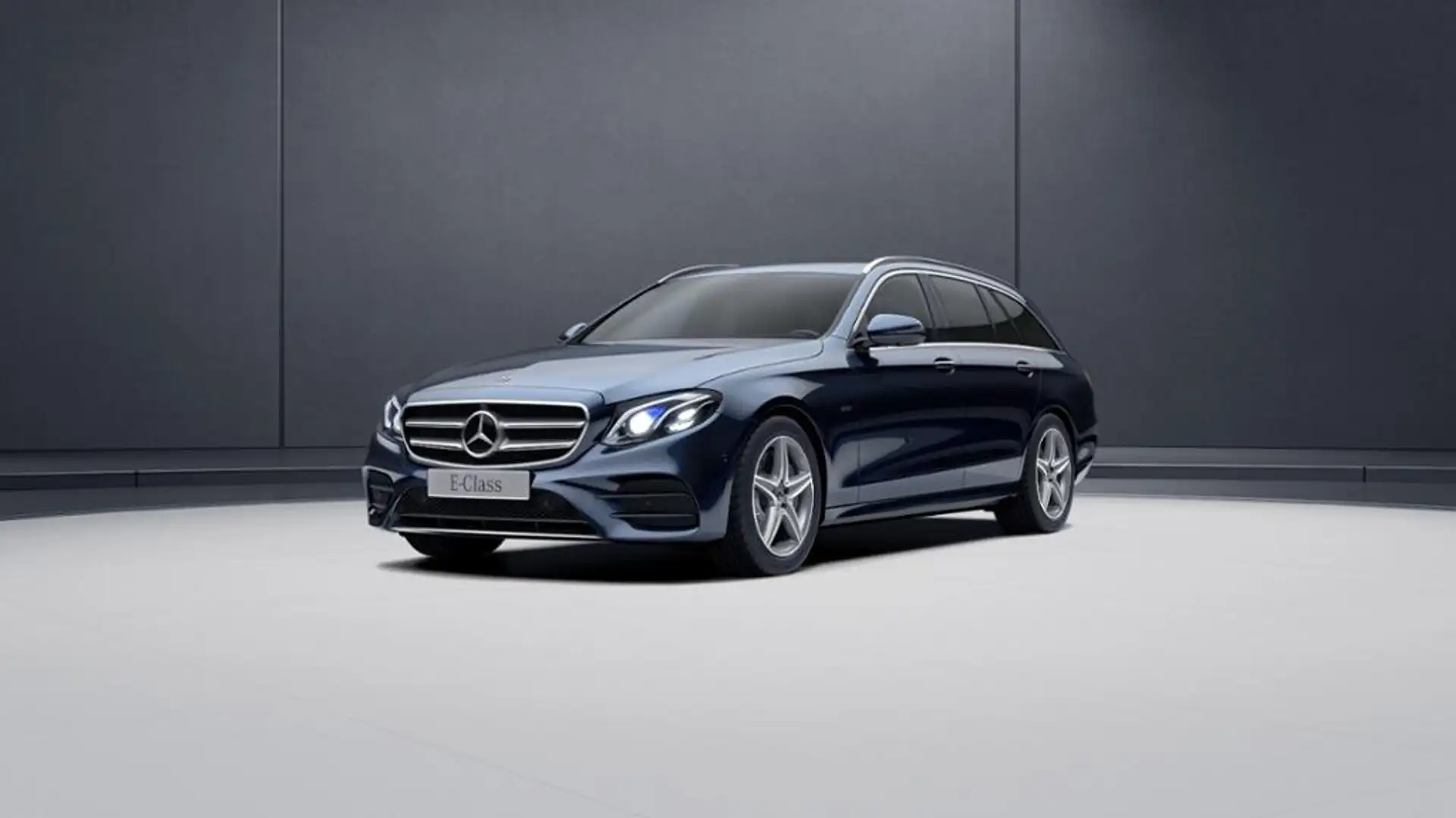 Mercedes-Benz E 300 de T AMG/MULTIBEAM/AHK/Fahrass+/Business-P Blau - 1