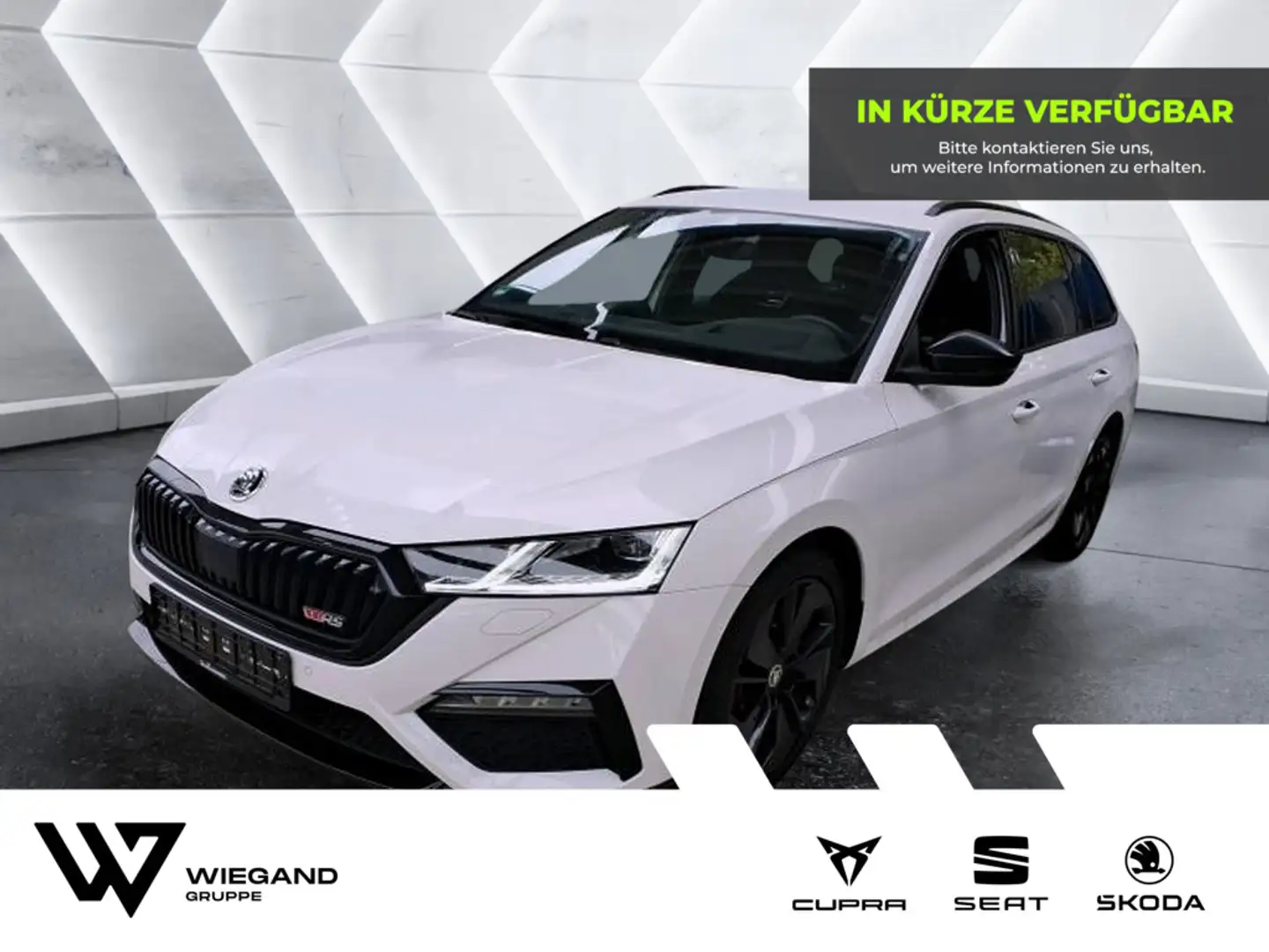 Skoda Octavia Combi 2.0 TDI DPF RS AHK ACC HUD LED Blanc - 1