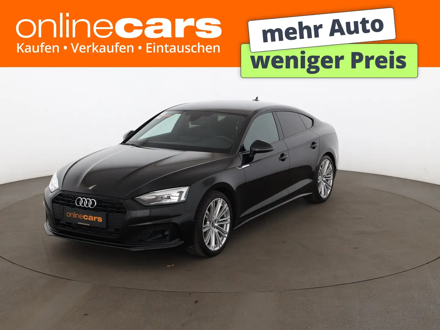 Audi A5 SB 40 TDI advanced Aut LED LEDER NAVI SITZHZG Schwarz - 1