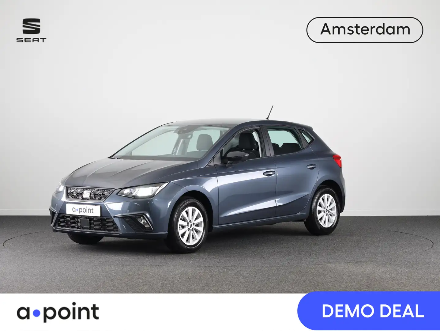 SEAT Ibiza 1.0 EcoTSI Style Plus 95pk | Navigatie via App | L Grijs - 1