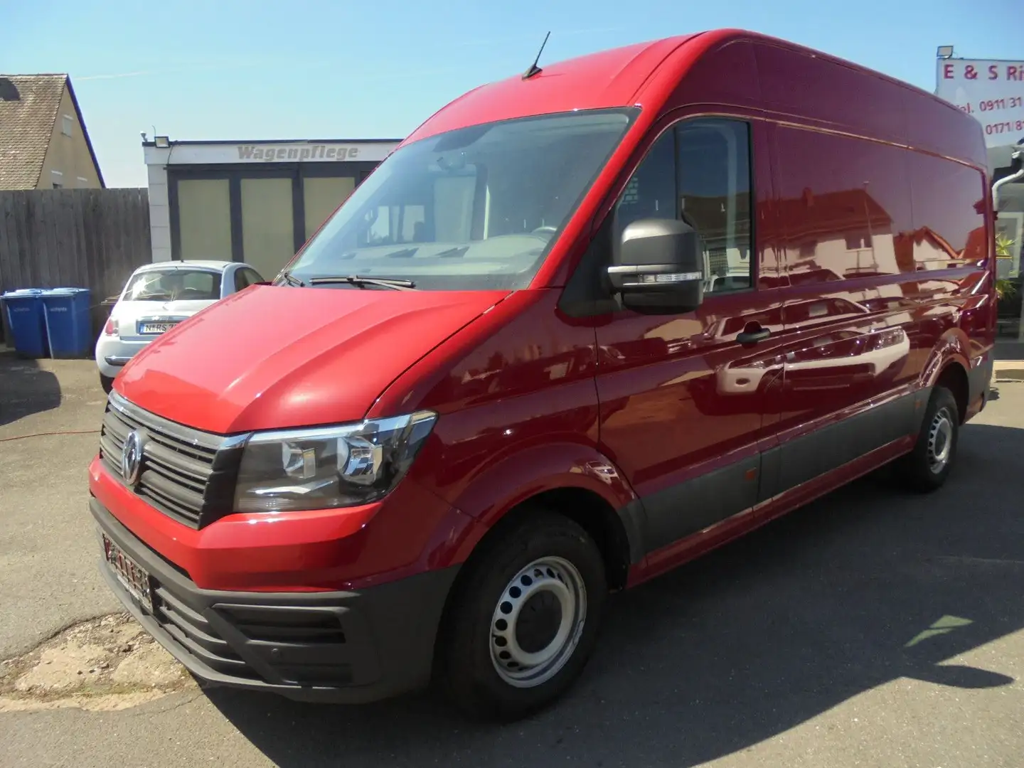 Volkswagen Crafter Kasten Kasten 35 mittellang Hochdach FWD Rot - 1