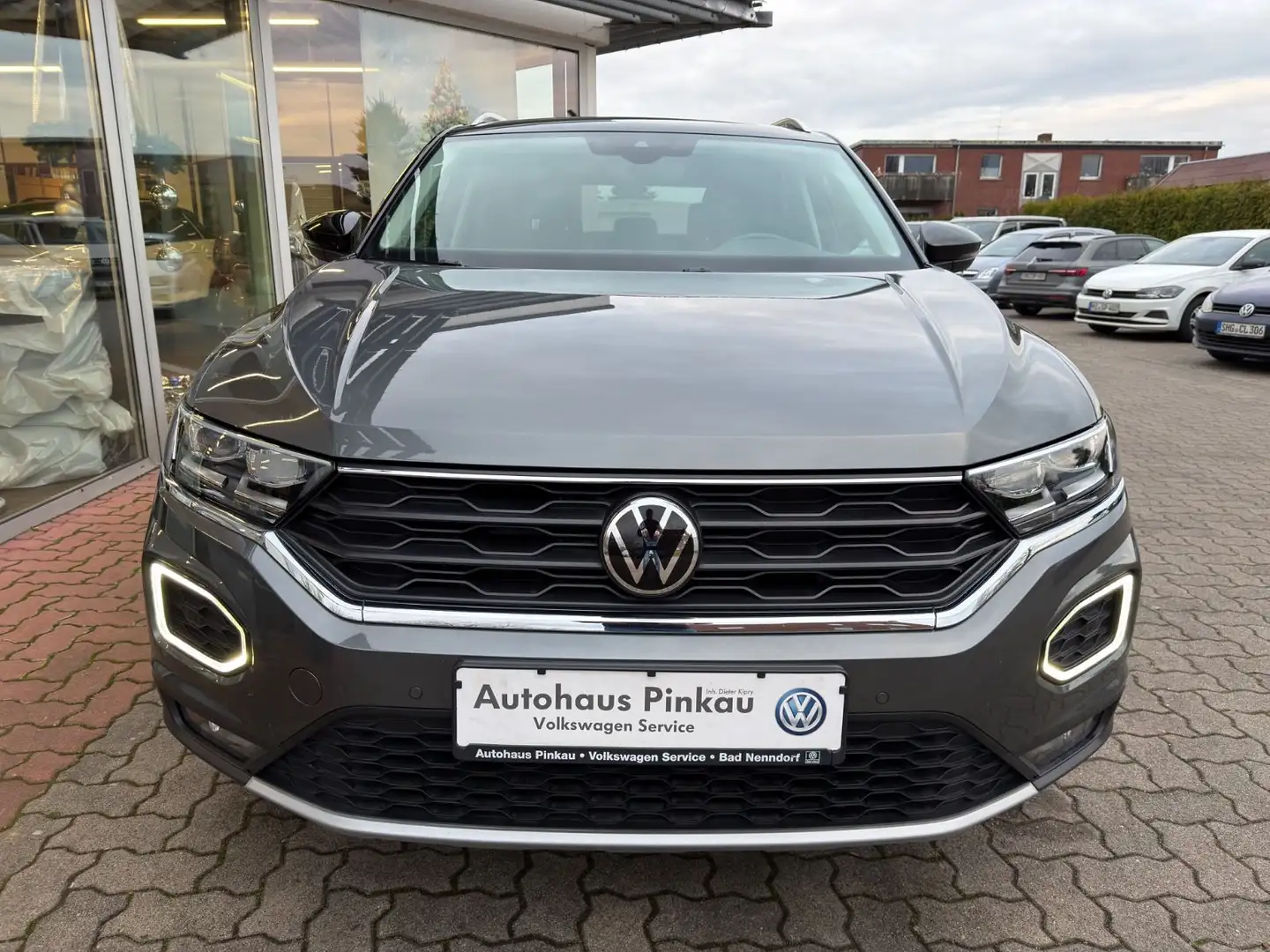 Volkswagen T-Roc 1.5 TSI DSG AHK LED NAVI Assistenzpaket+ Grau - 2