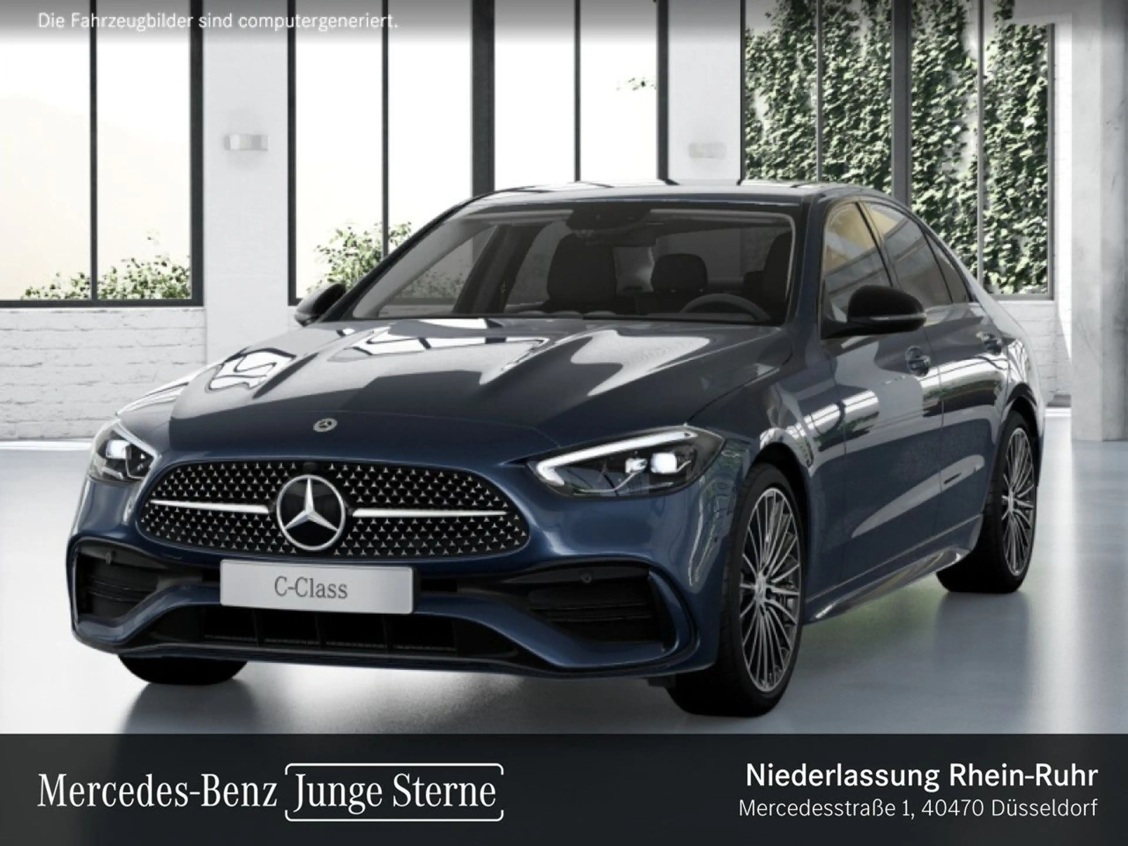 Mercedes-Benz C 180 AMG+NIGHT+LED+KAMERA+19"+TOTW+KEYLESS+9G — photo 2