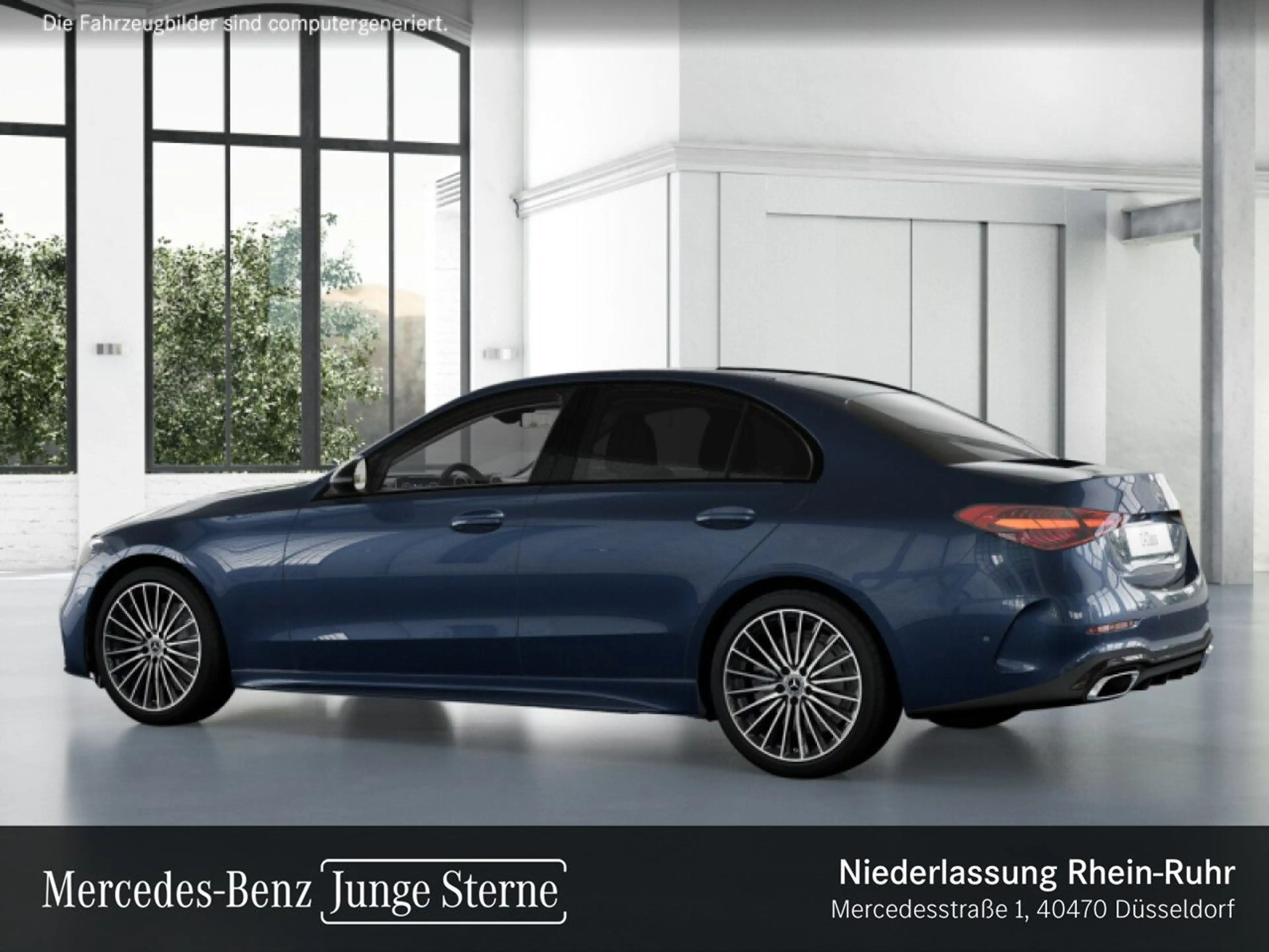 Mercedes-Benz C 180 AMG+NIGHT+LED+KAMERA+19"+TOTW+KEYLESS+9G — photo 14