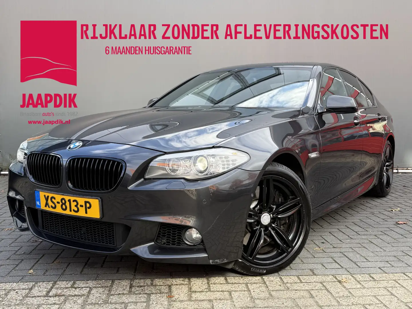 BMW 550 5-serie BWJ 2011 550xi 408PK High Executive AUTOMA Grijs - 1