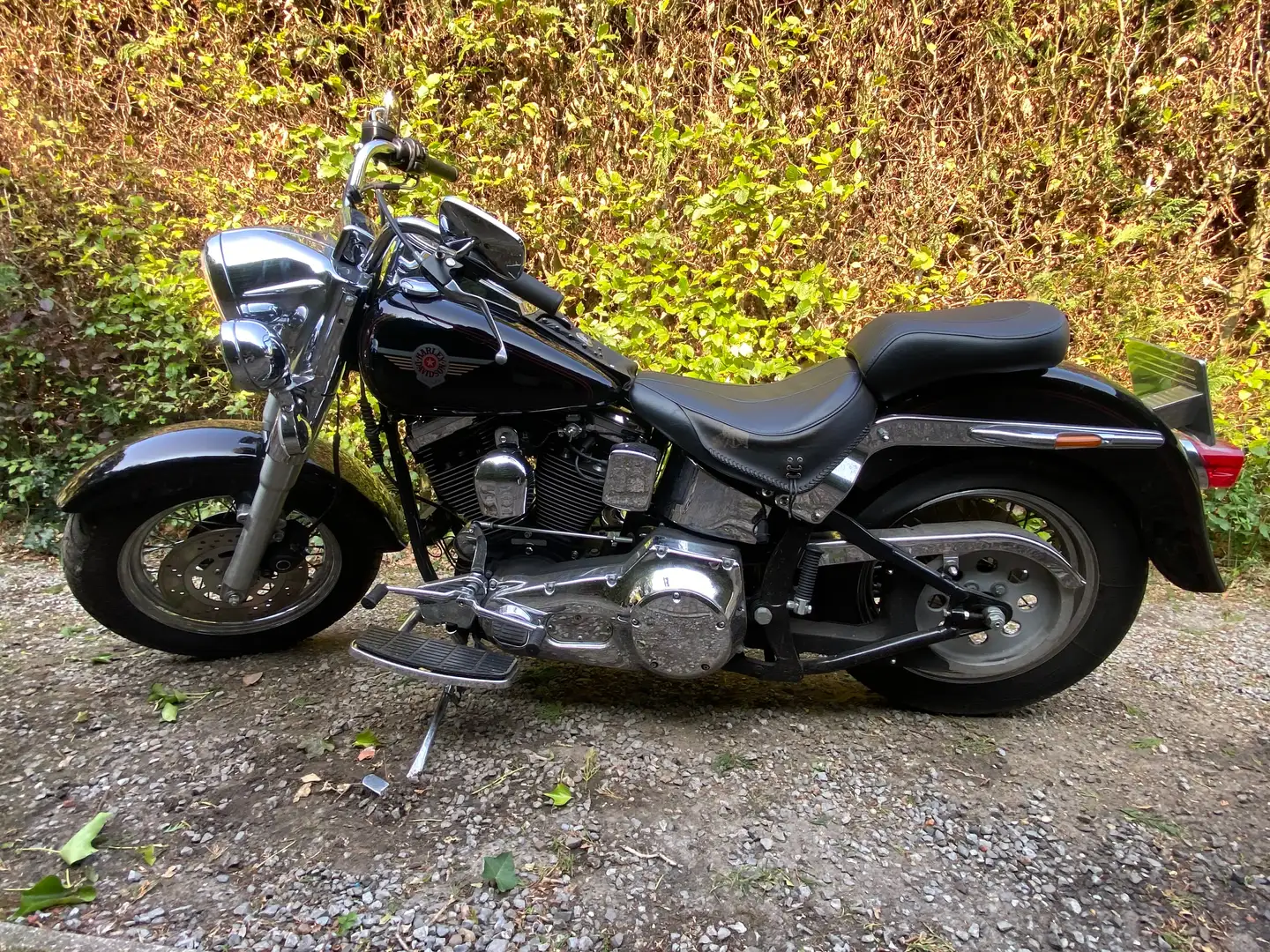 Harley-Davidson Fat Boy Zwart - 1