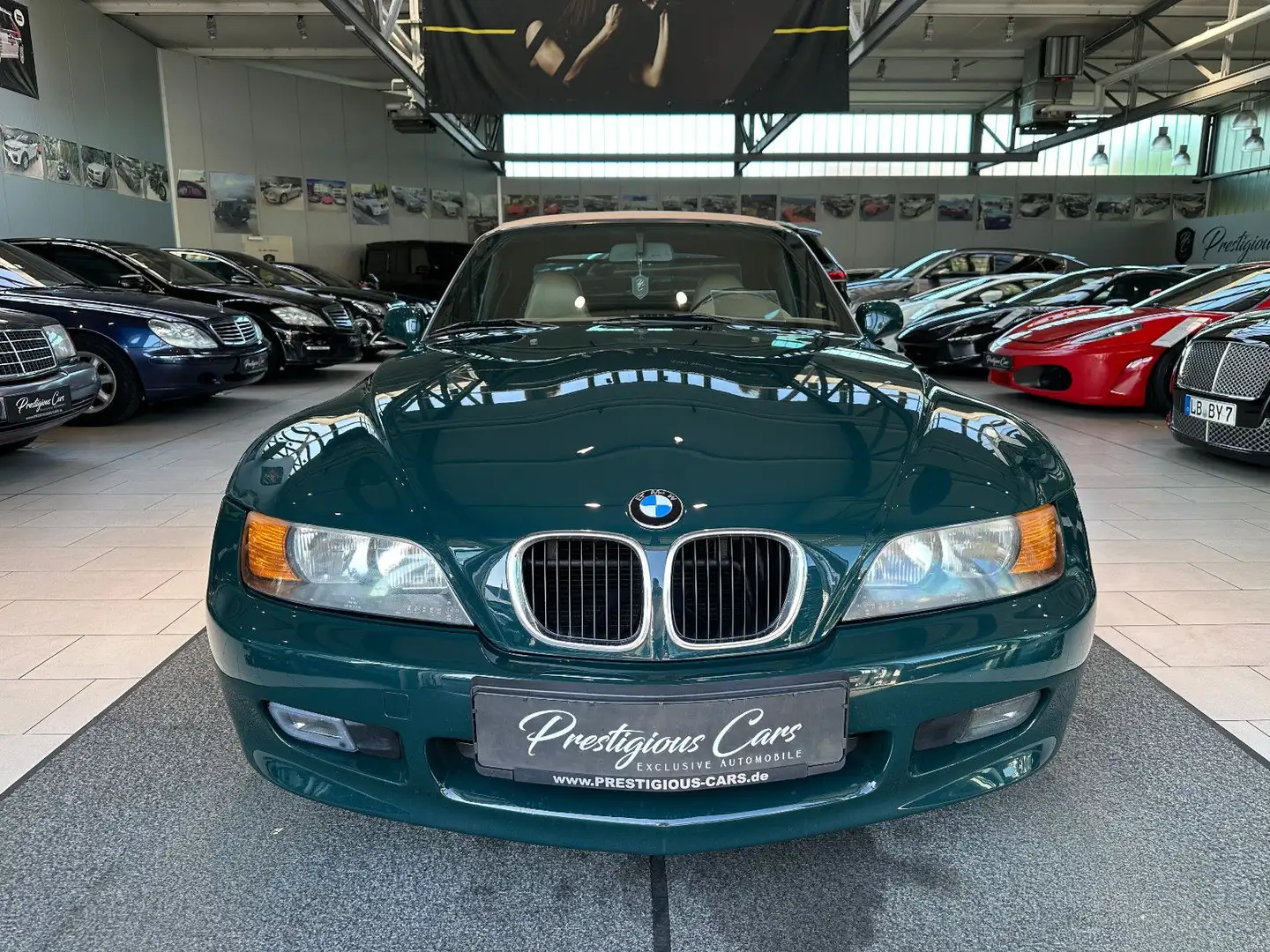 BMW Z3 1.9l Roadster Leder+DachBeige DUNKELGRÜN2 TOP Grün - 1