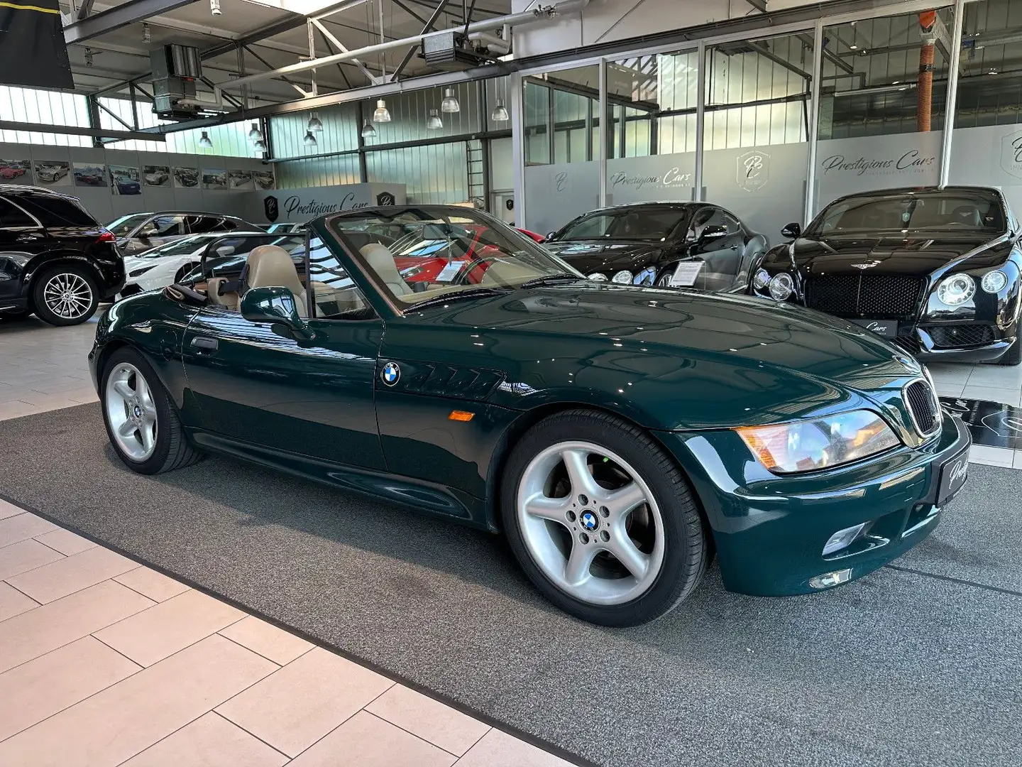 BMW Z3 1.9l Roadster Leder+DachBeige DUNKELGRÜN2 TOP Grün - 2