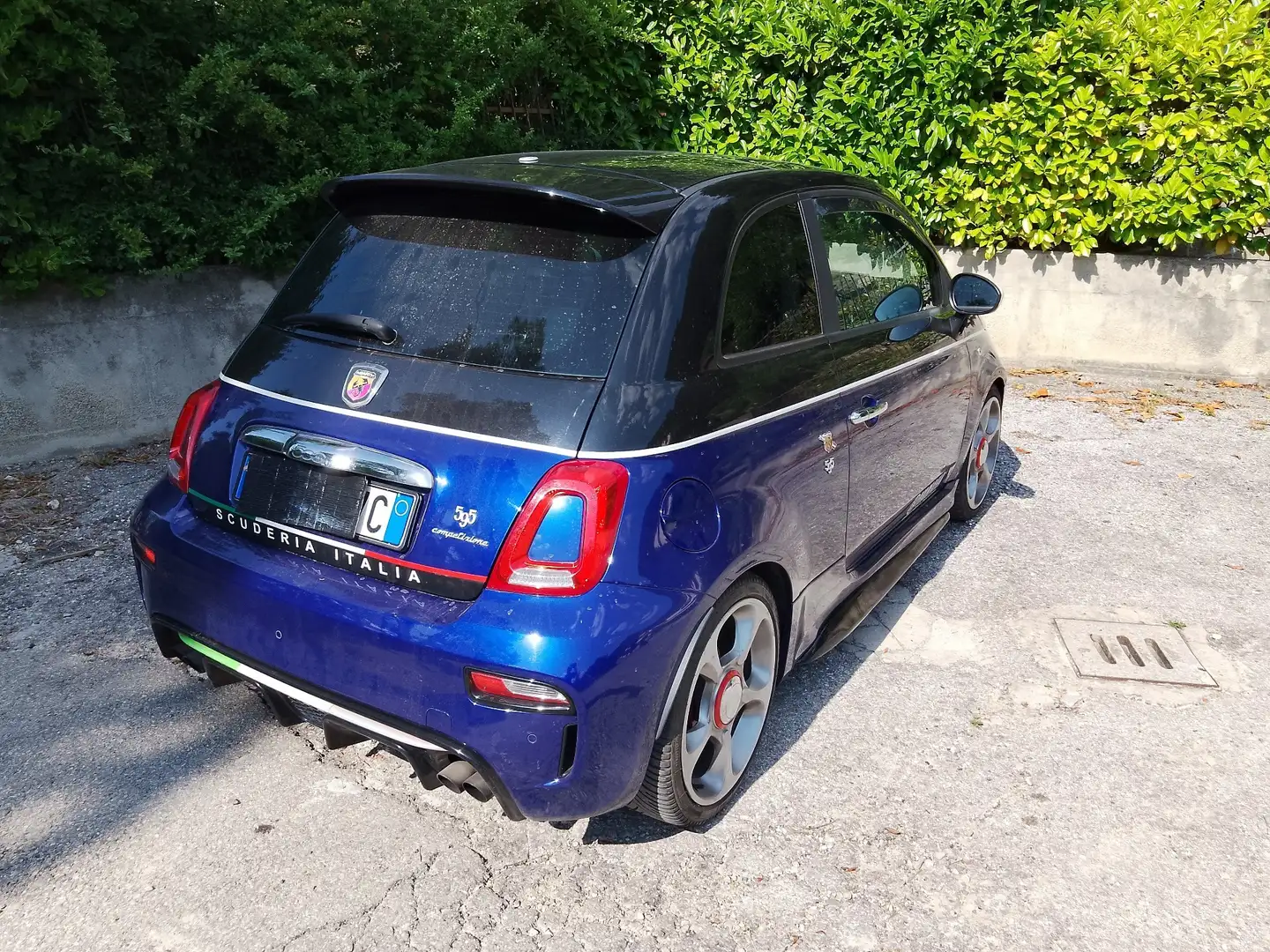 Abarth 595 Competizione Abarth 595 competizione bicolore ble e nera - 1