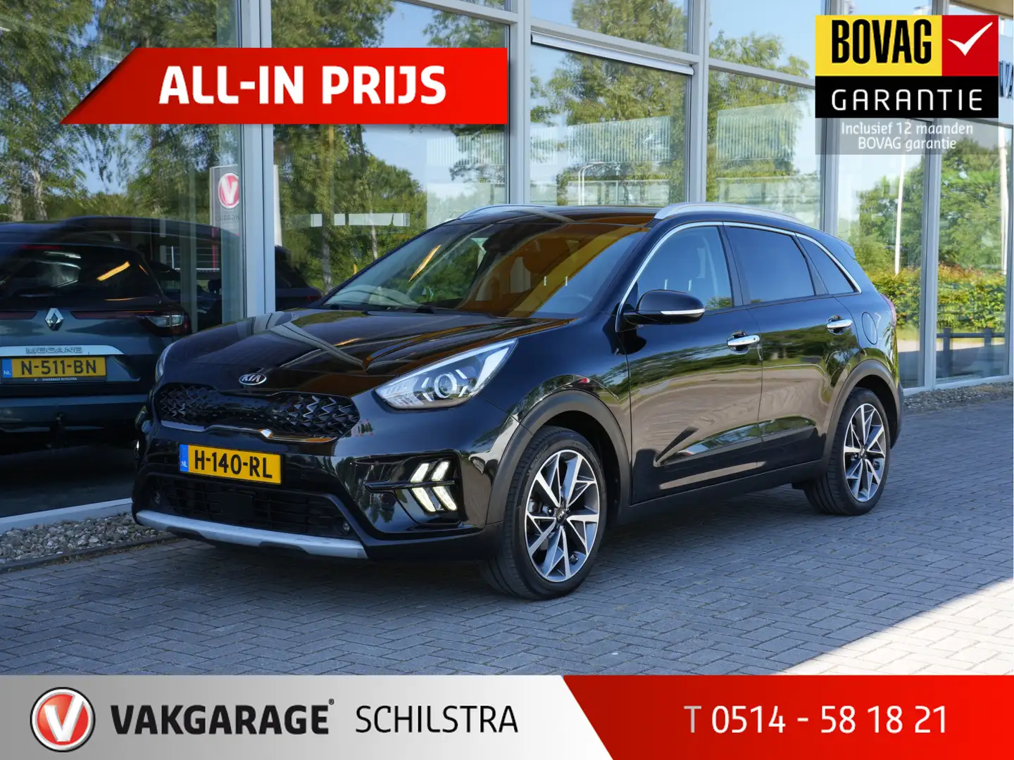Kia Niro 1.6 GDi Hybrid DynamicPlusLine | Adaptive Cruise | Noir - 1