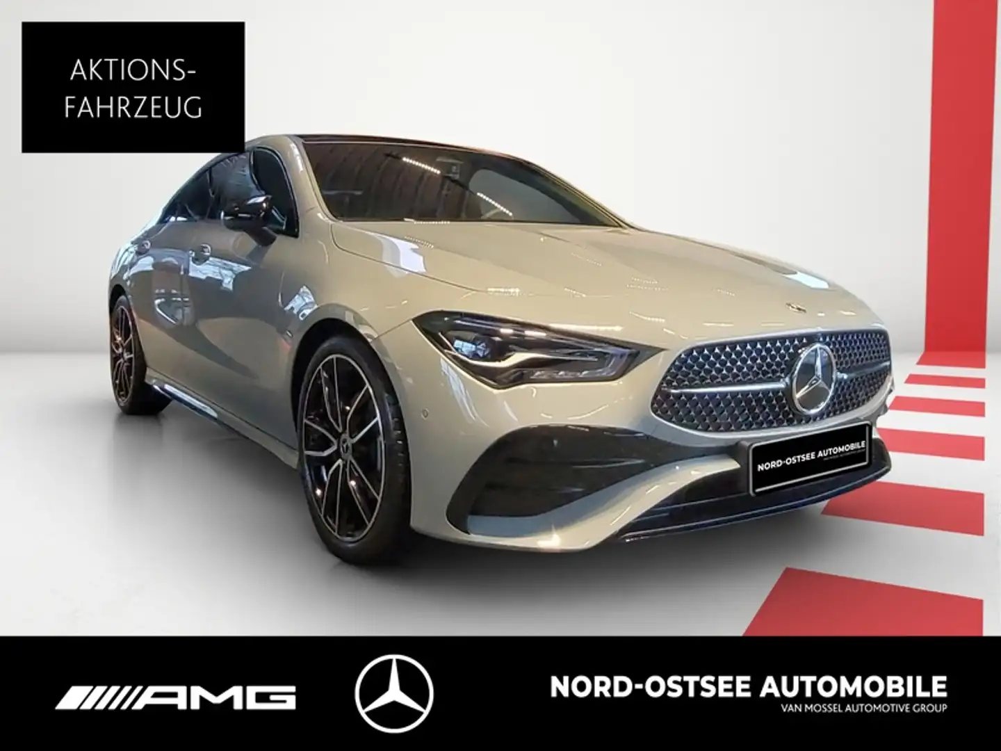 Mercedes-Benz CLA 180 AMG NIGHT PANO WINTER-PAKET KEYLESS Grau - 2