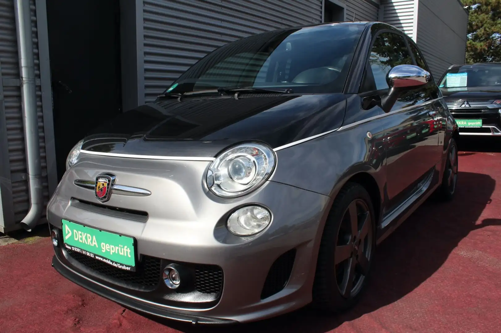 Abarth 500 ABARTH CUSTOM LEDER BRAUN KLIMA PDC Silber - 1