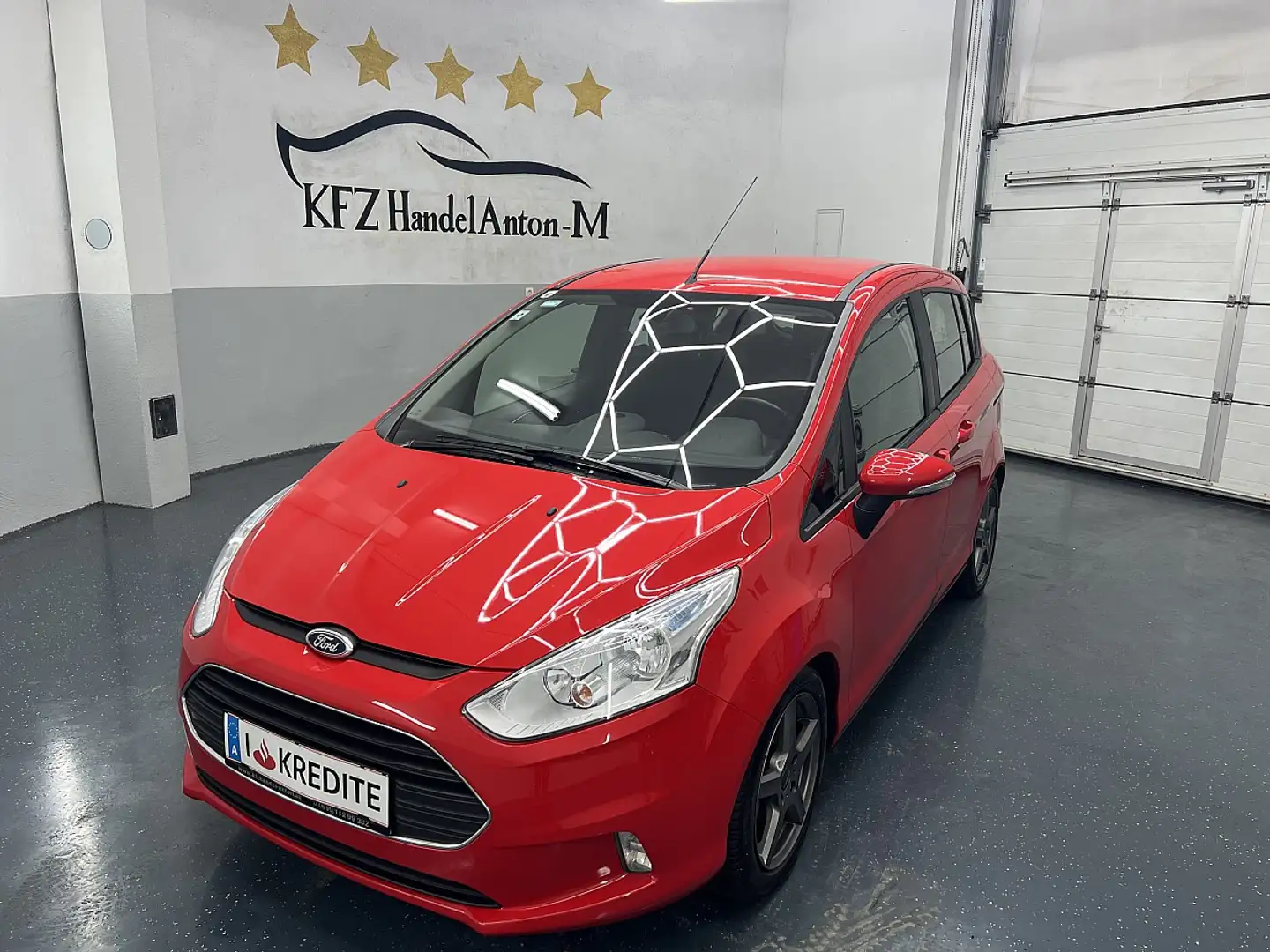 Ford B-Max B-MAX 1,4 * PENSIONISTENFAHRZEUG * SOFORT FINAN... Rouge - 1
