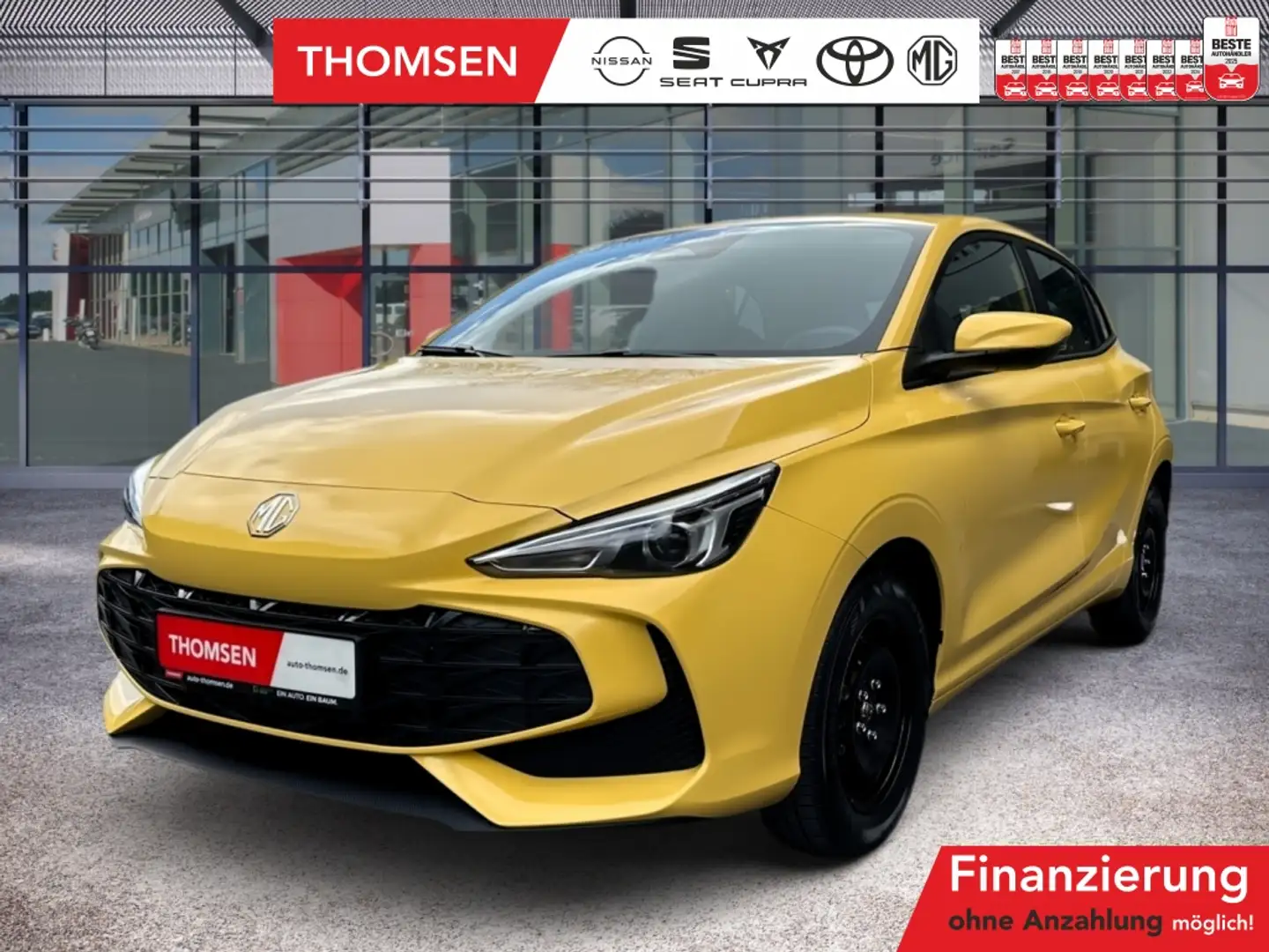 MG MG3 Standard Rückfahrkamera Dual Screen Jaune - 1