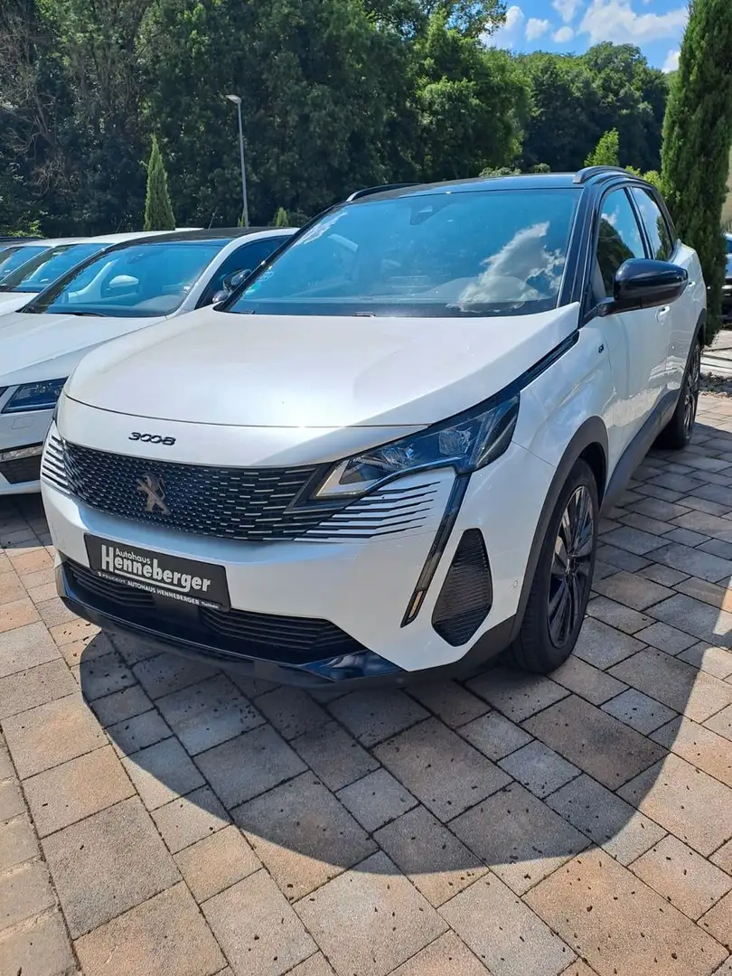 Peugeot 3008 GT  HDI 130 EAT8 Sitzhz, el. Kofferraum uvm Weiß - 2