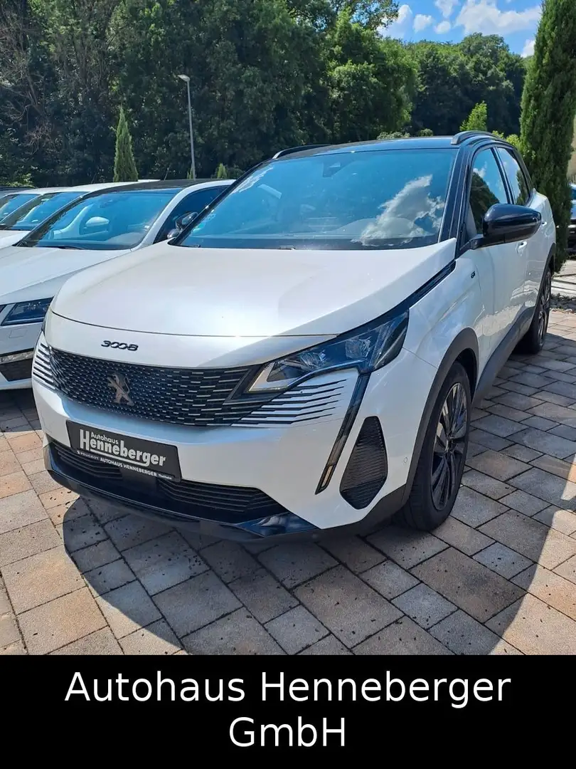 Peugeot 3008 GT  HDI 130 EAT8 Sitzhz, el. Kofferraum uvm Blanc - 2
